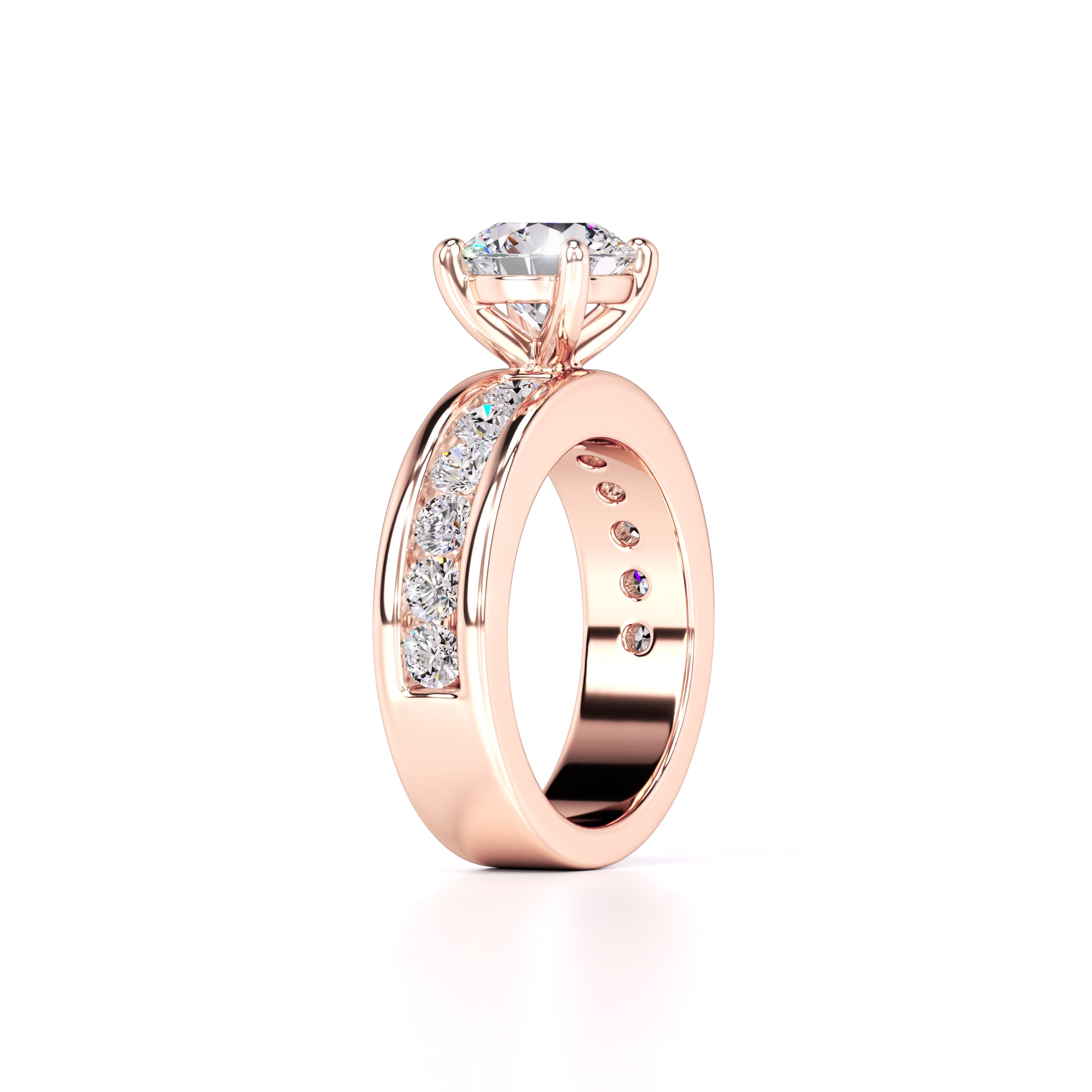 Lana Lab Grown Diamond Ring | Rose Gold | 3