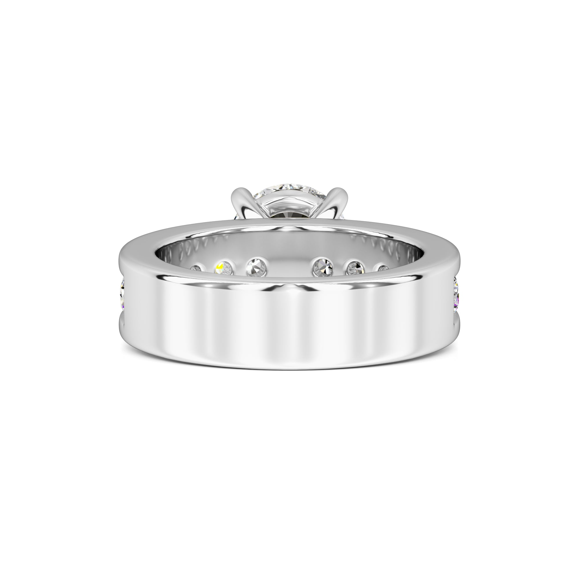 Lana Moissanite & Lab Grown Diamond Ring | White Gold | 3