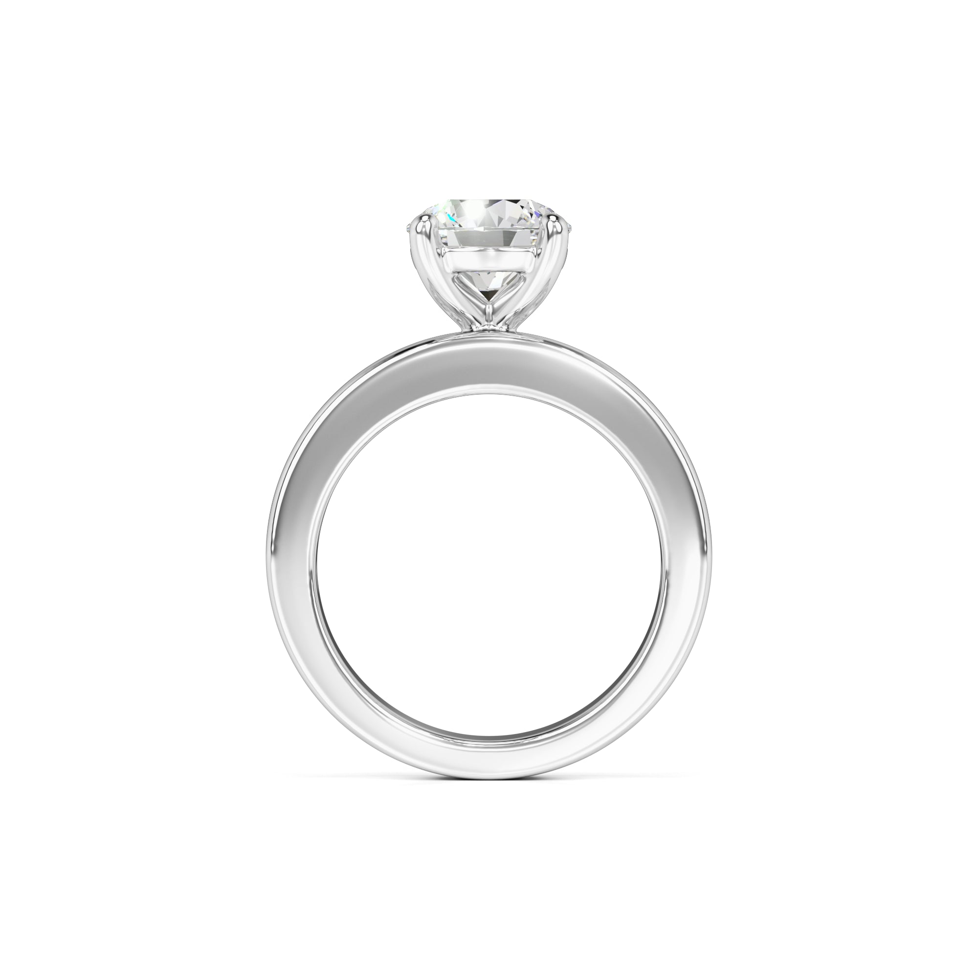 Lana Moissanite & Lab Grown Diamond Ring | White Gold | 4