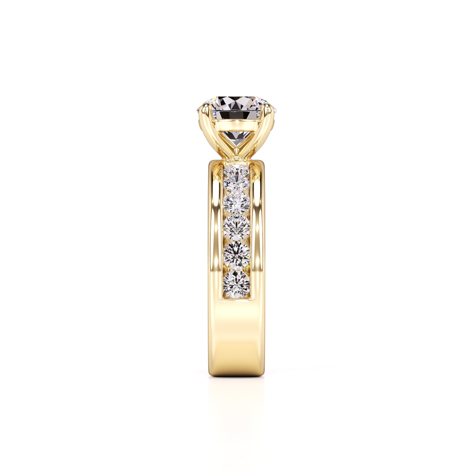 Lana Lab Grown Diamond Ring | Yellow Gold | 4