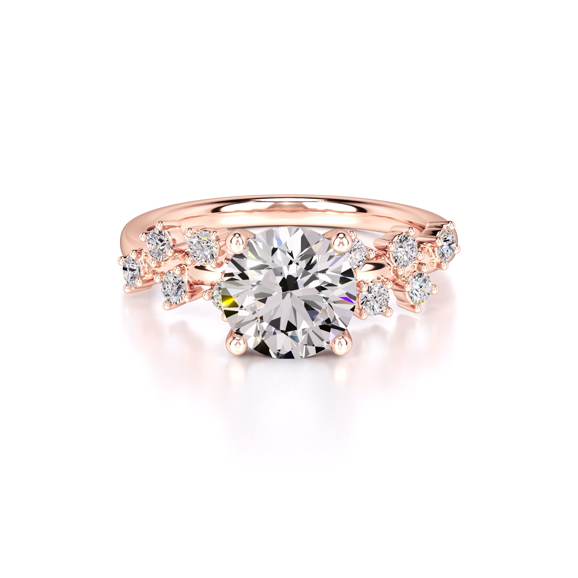 Carmen Lab Grown Diamond Ring | Rose Gold | 1