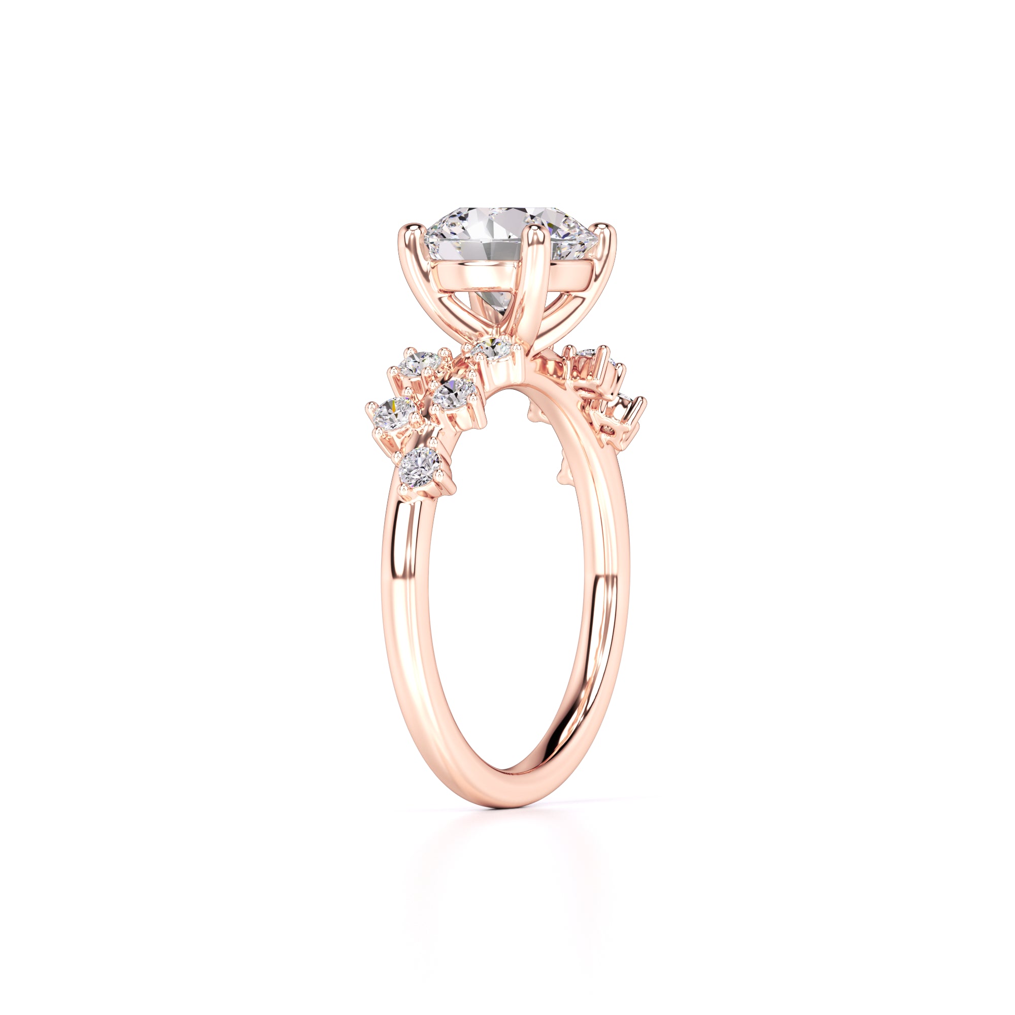 Carmen Lab Grown Diamond Ring | Rose Gold | 3