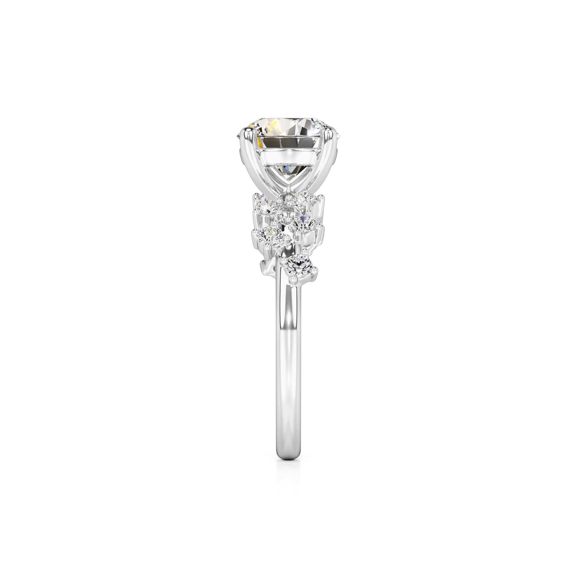 Carmen Lab Grown Diamond Ring | White Gold | 4
