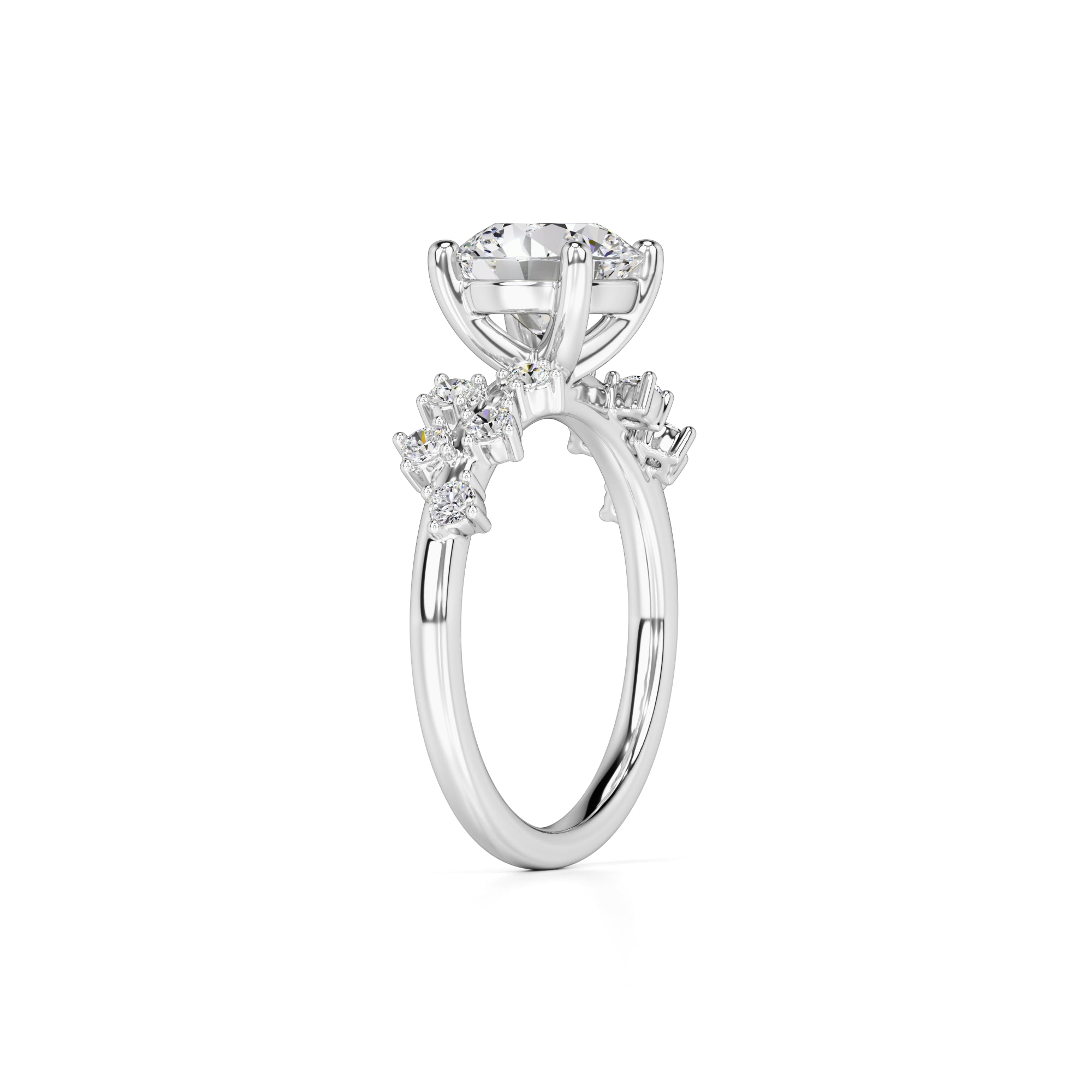Carmen Lab Grown Diamond Ring | White Gold | 3
