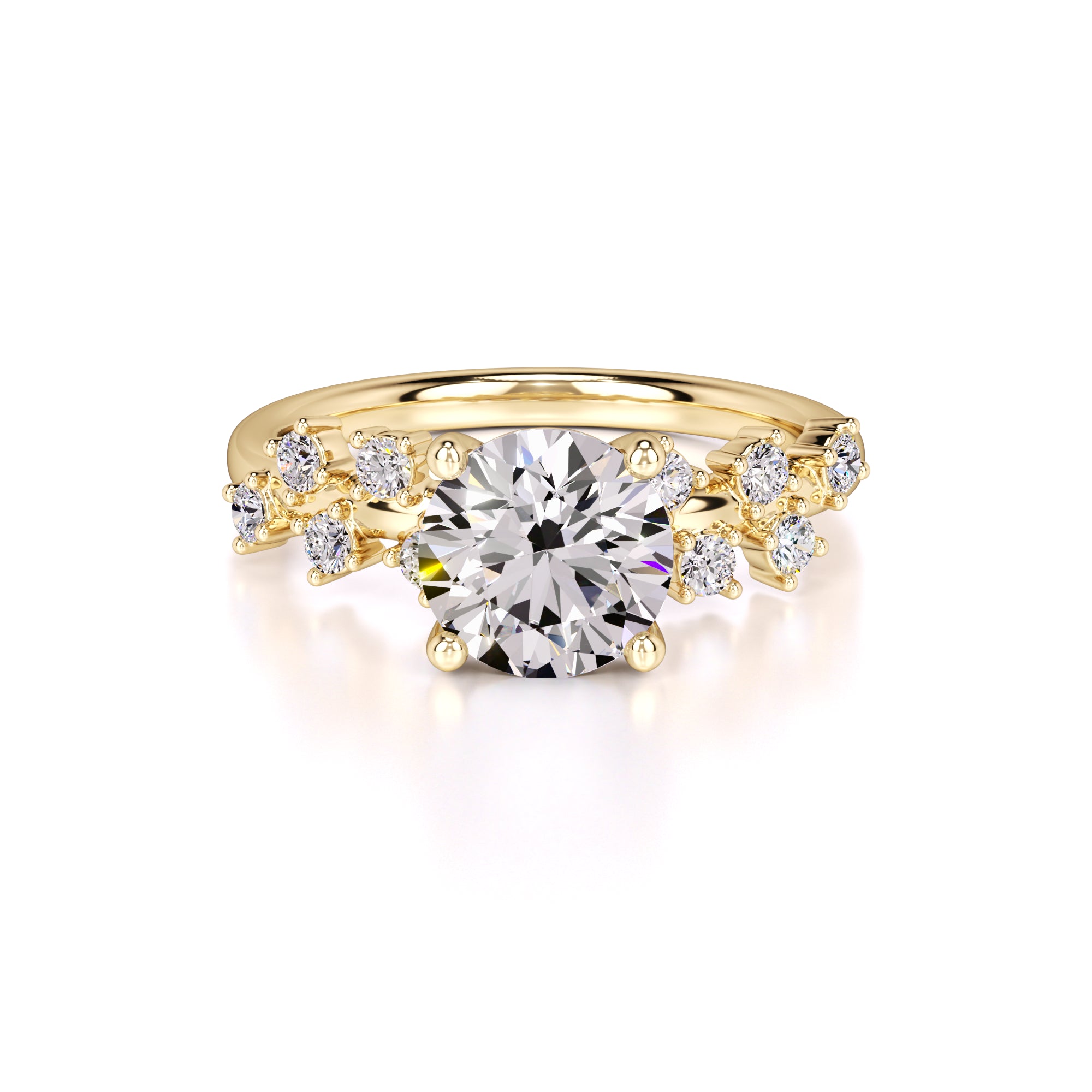 Carmen Lab Grown Diamond Ring | Yellow Gold | 1