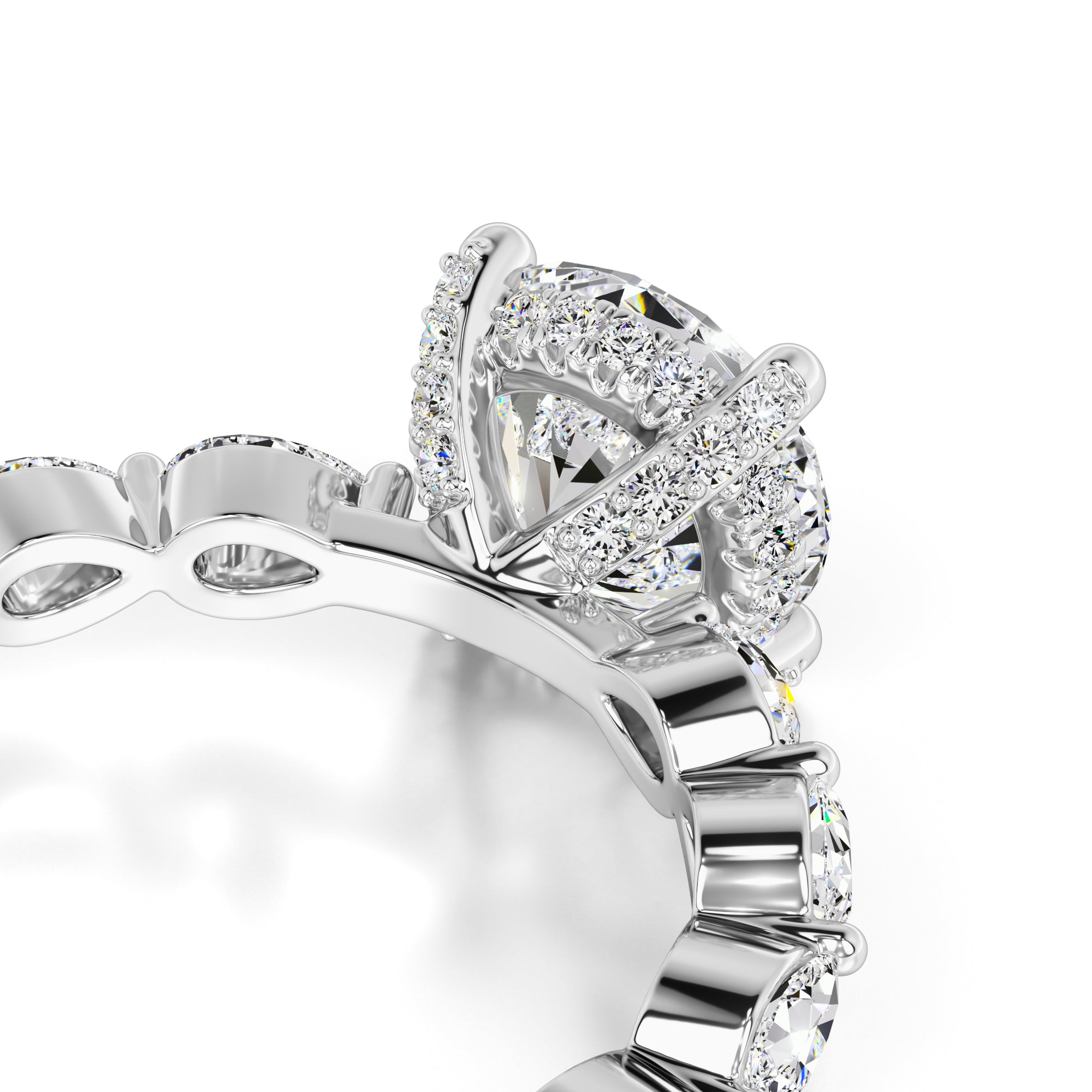 Sarah Lab Grown Diamond Ring | White Gold | 2