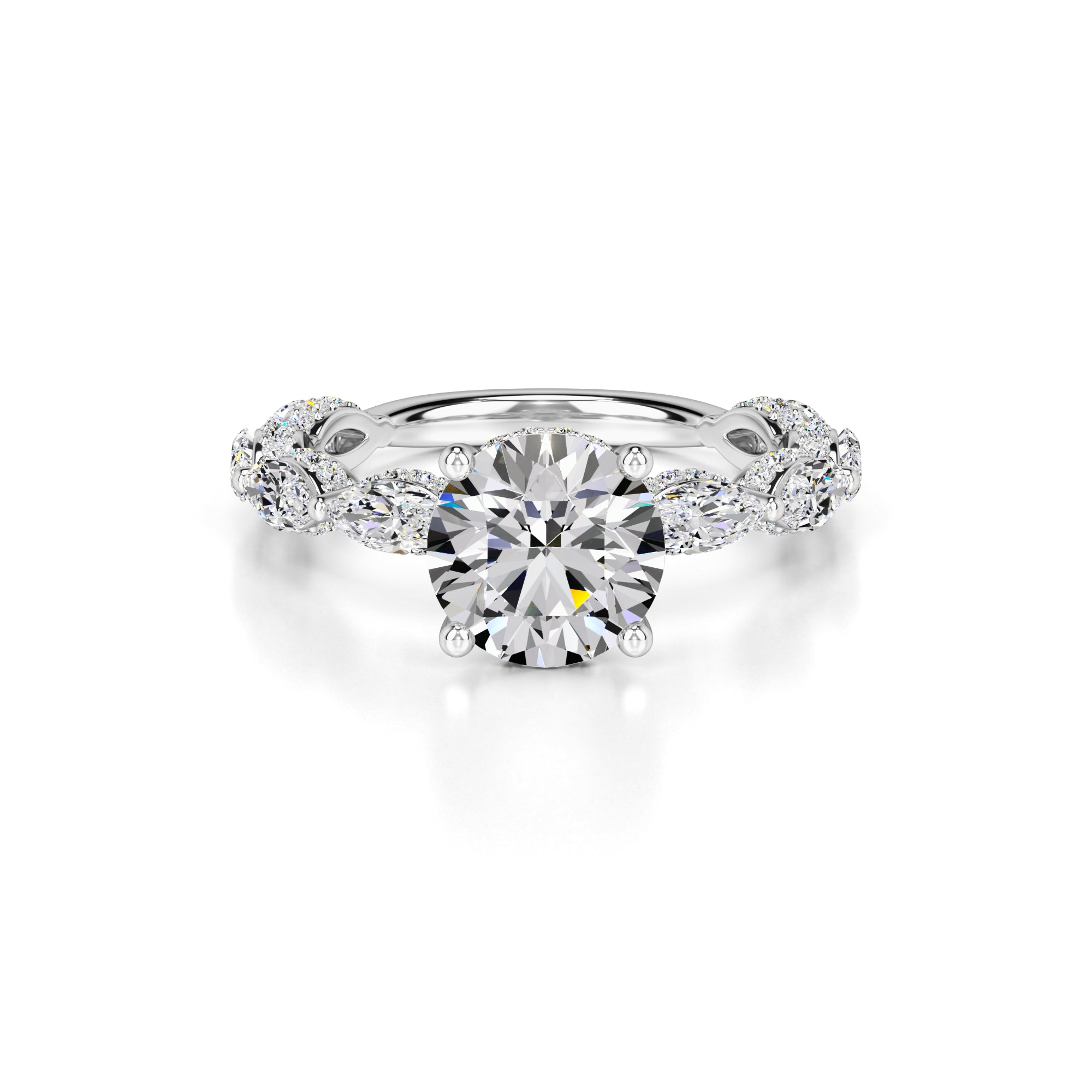 Kiara Lab Grown Diamond Ring | White Gold | 1