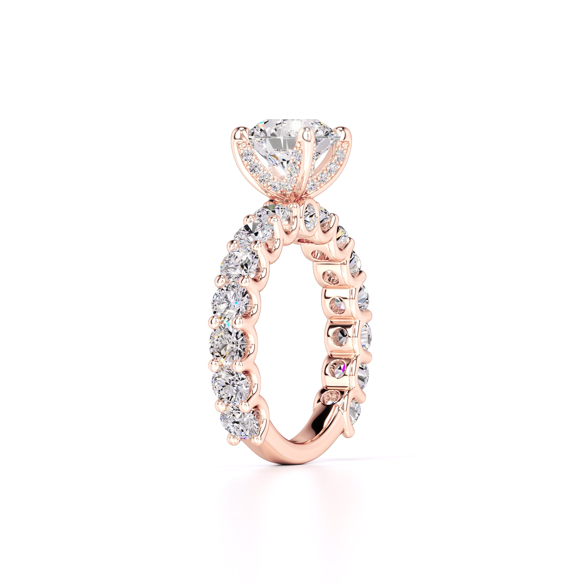 Lila Lab Grown Diamond Ring | Rose Gold | 3