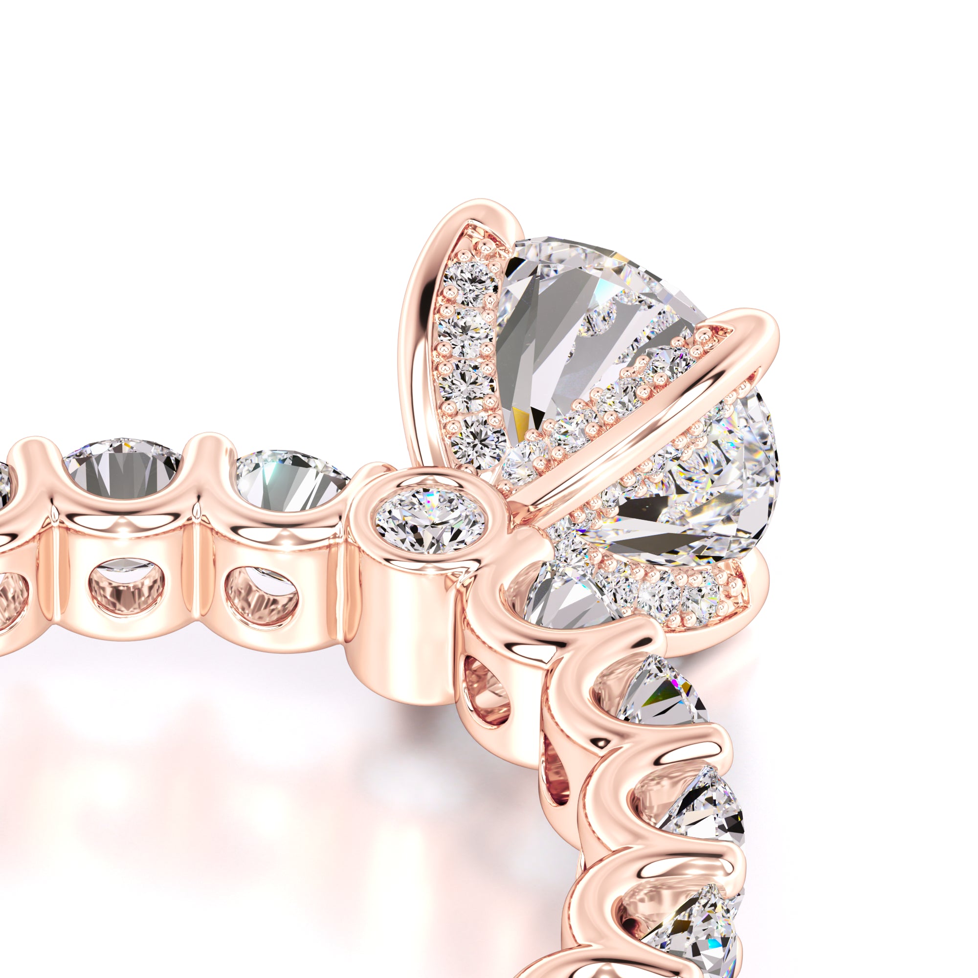 Lila Lab Grown Diamond Ring | Rose Gold | 2
