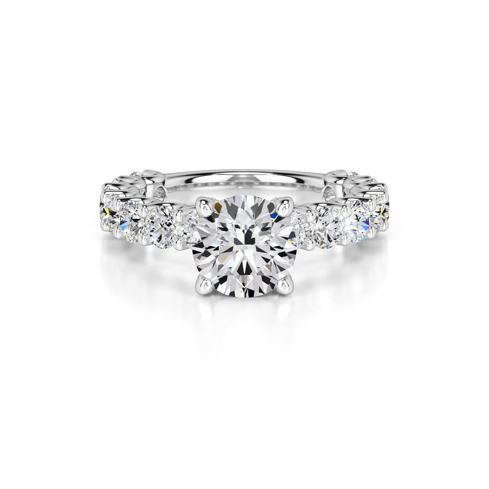 Lila Lab Grown Diamond Ring | White Gold | 1