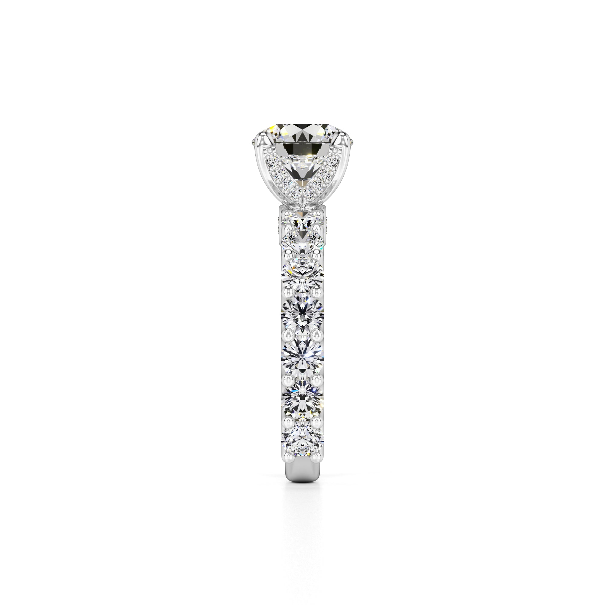 Lila Lab Grown Diamond Ring | White Gold | 4