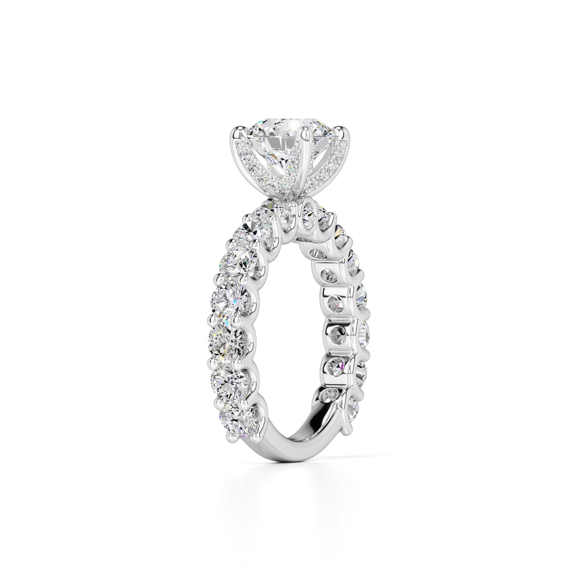 Lila Lab Grown Diamond Ring | White Gold | 3