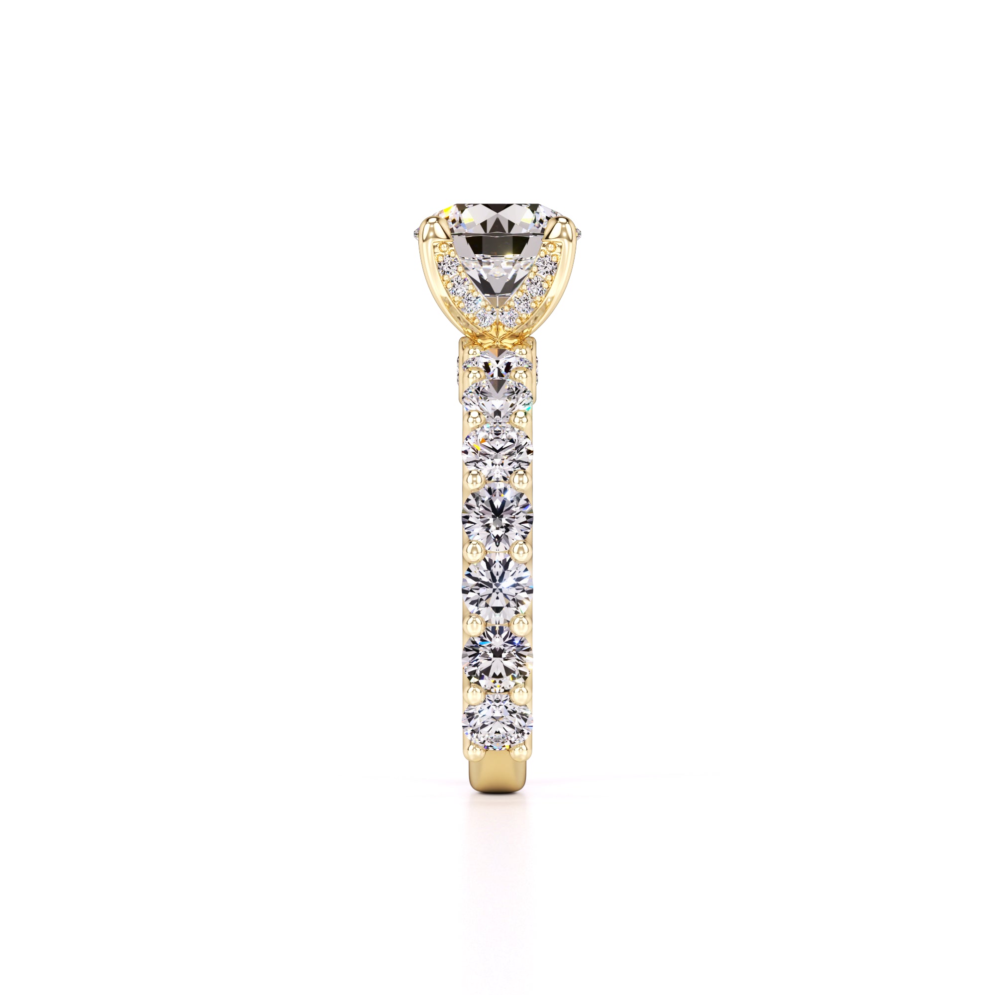 Lila Lab Grown Diamond Ring | Yellow Gold | 4