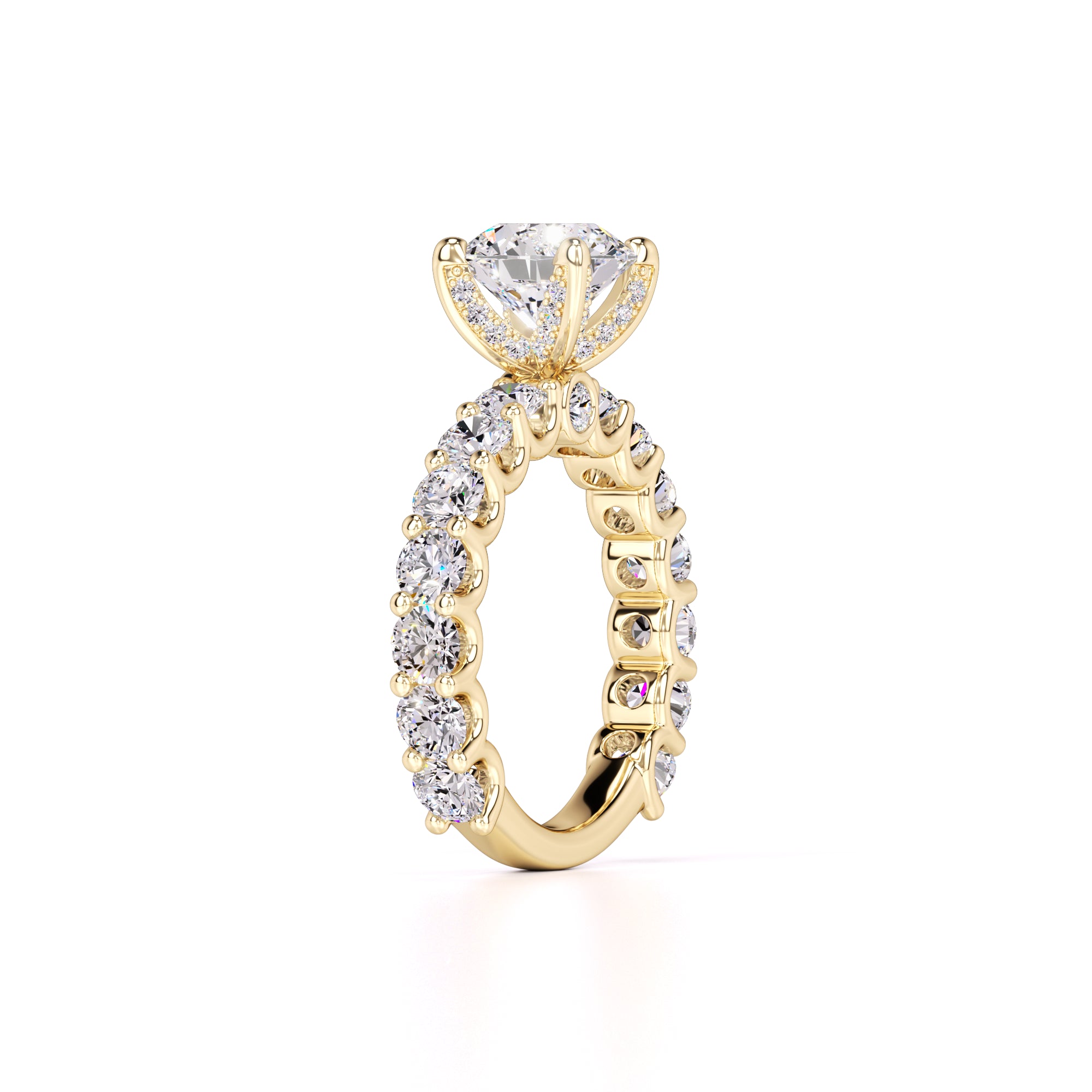Lila Lab Grown Diamond Ring | Yellow Gold | 3