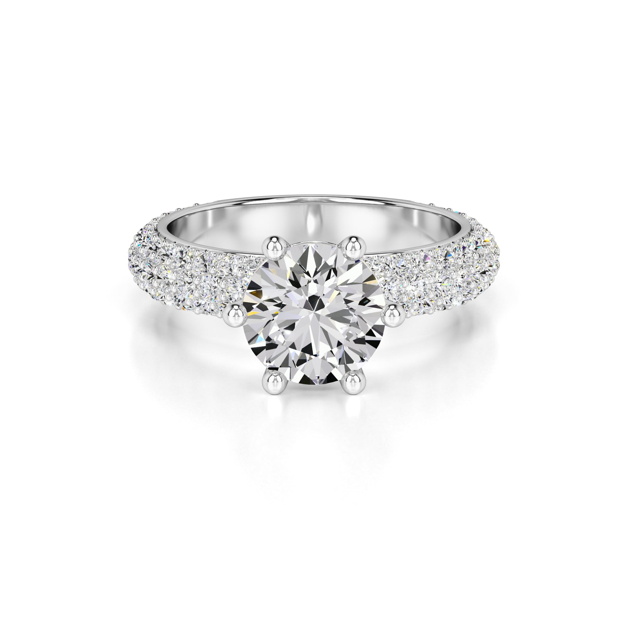 Isla Lab Grown Diamond Ring | White Gold | 1