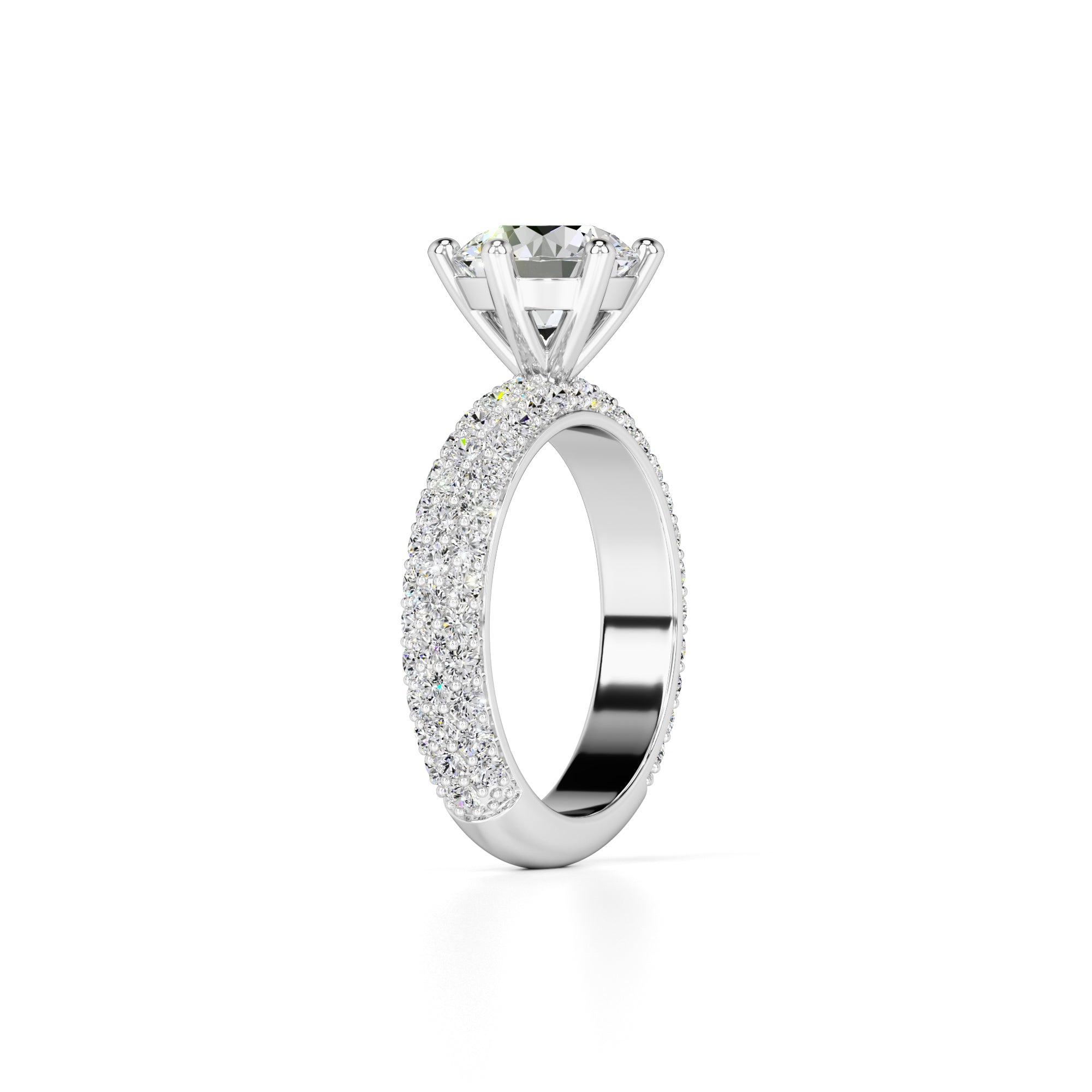 Isla Lab Grown Diamond Ring | White Gold | 3