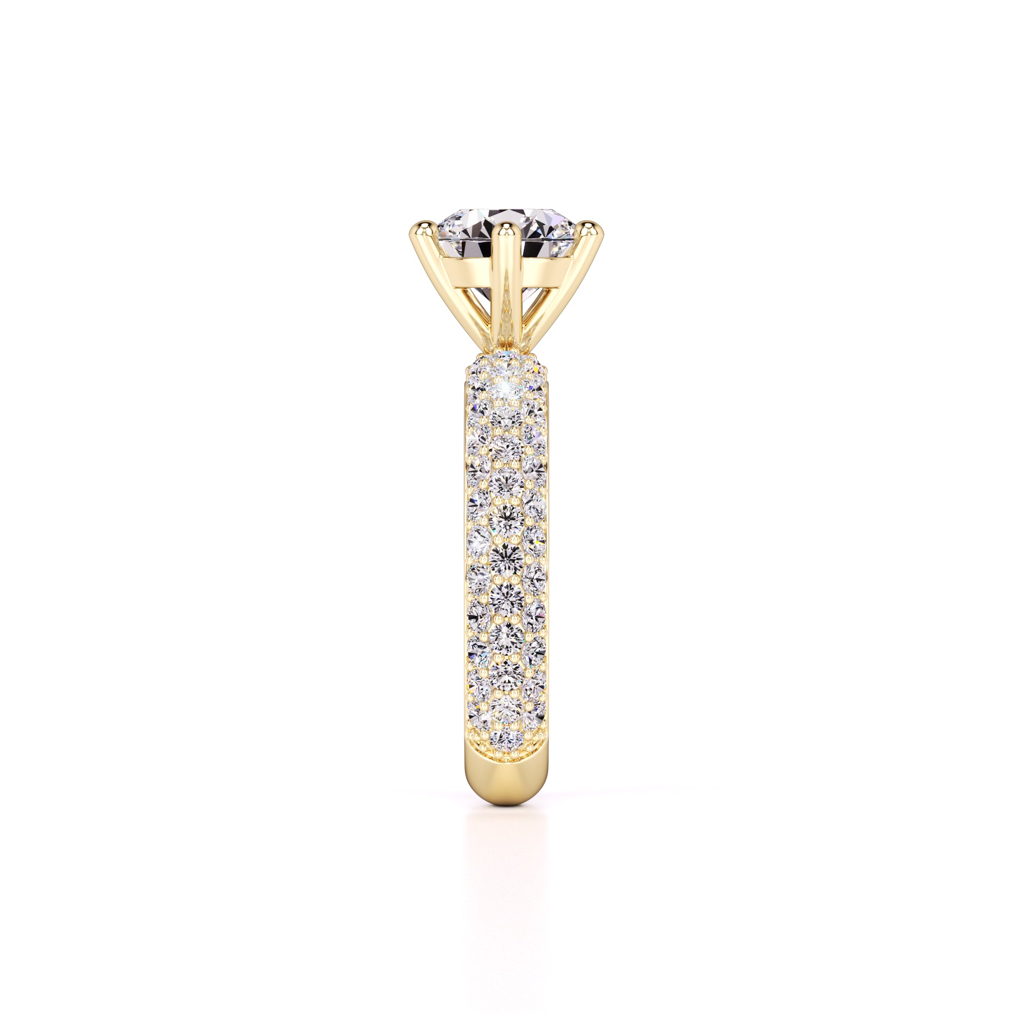 Isla Lab Grown Diamond Ring | Yellow Gold | 4
