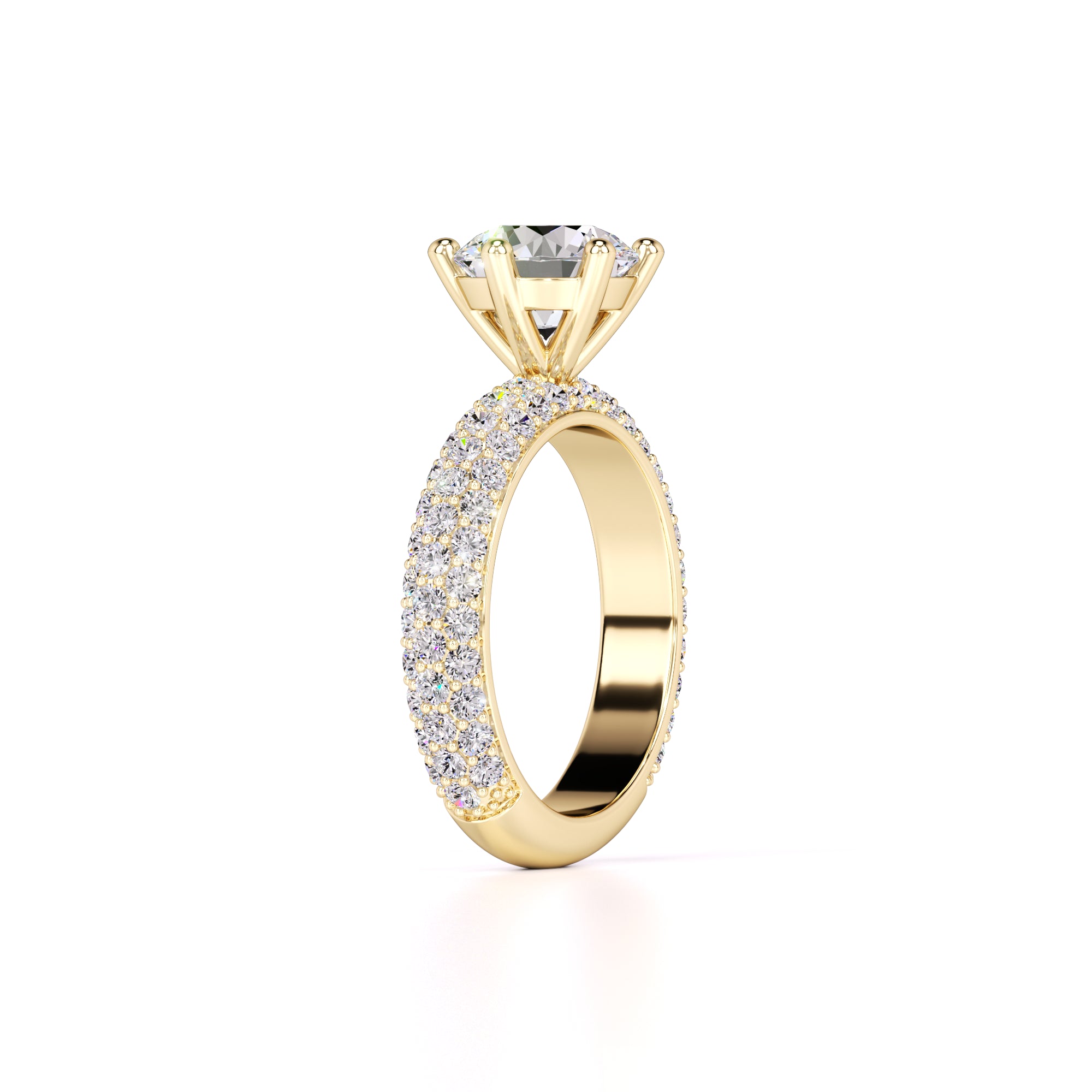 Isla Lab Grown Diamond Ring | Yellow Gold | 3
