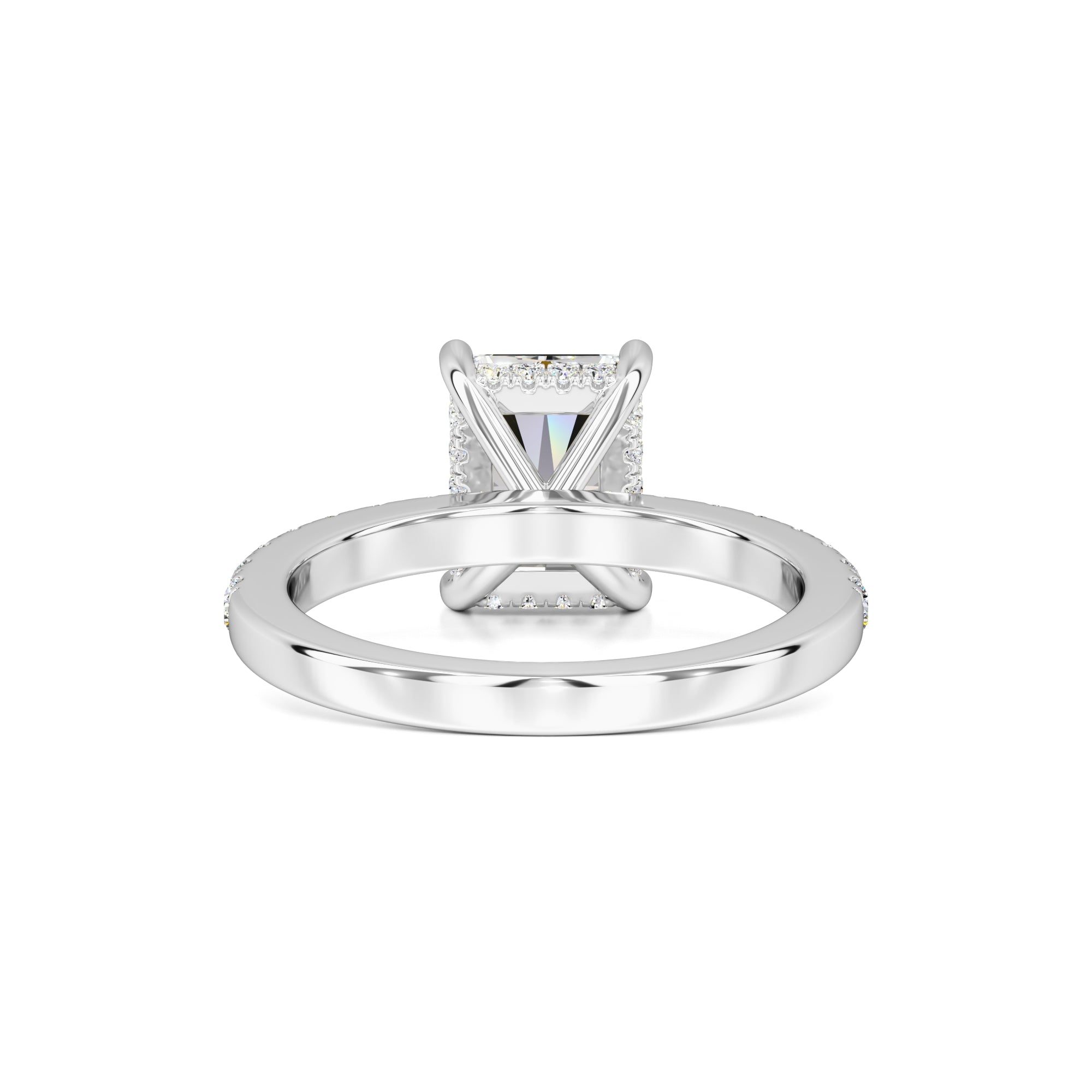 Gracie Moissanite & Lab Grown Diamond Ring | White Gold | 3