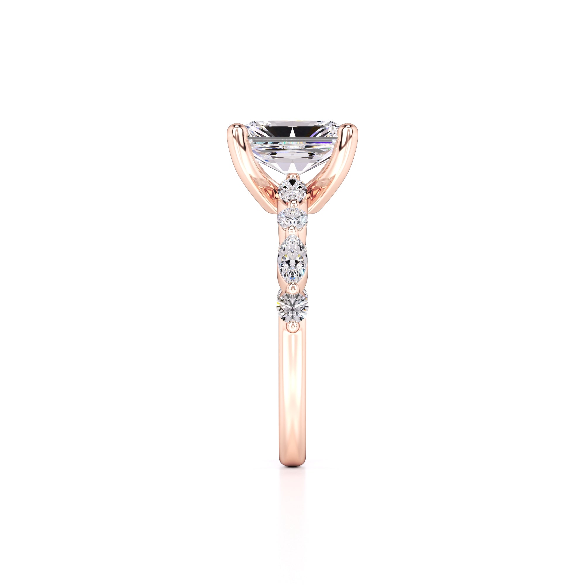 Jade Lab Grown Diamond Ring | Rose Gold | 4
