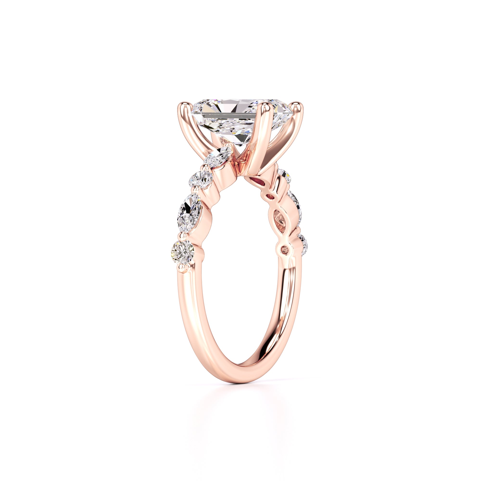 Jade Lab Grown Diamond Ring | Rose Gold | 3