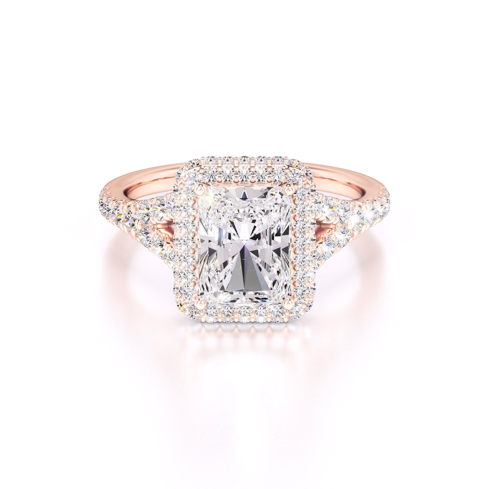 Melanie Lab Grown Diamond Ring | Rose Gold | 1