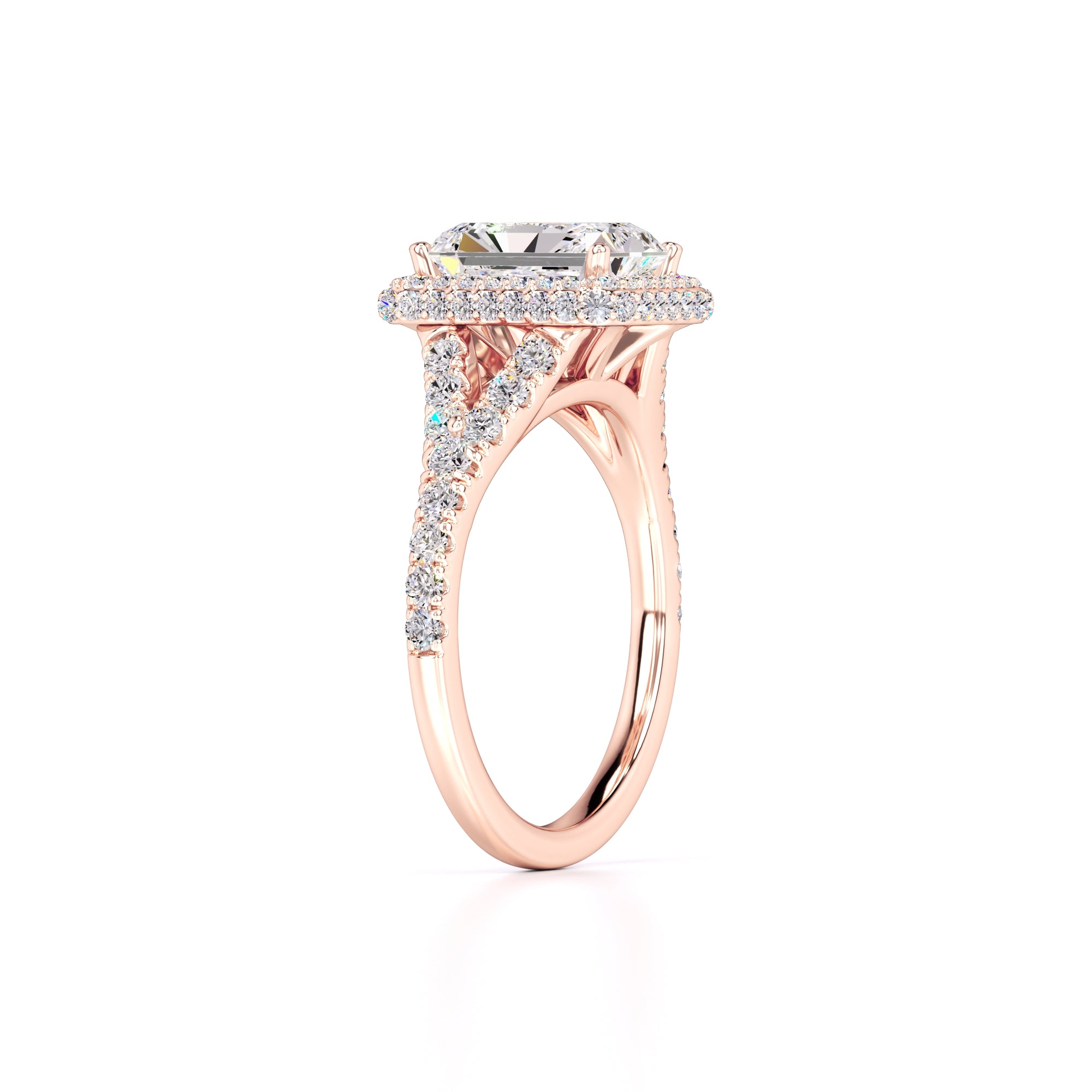 Melanie Lab Grown Diamond Ring | Rose Gold | 3