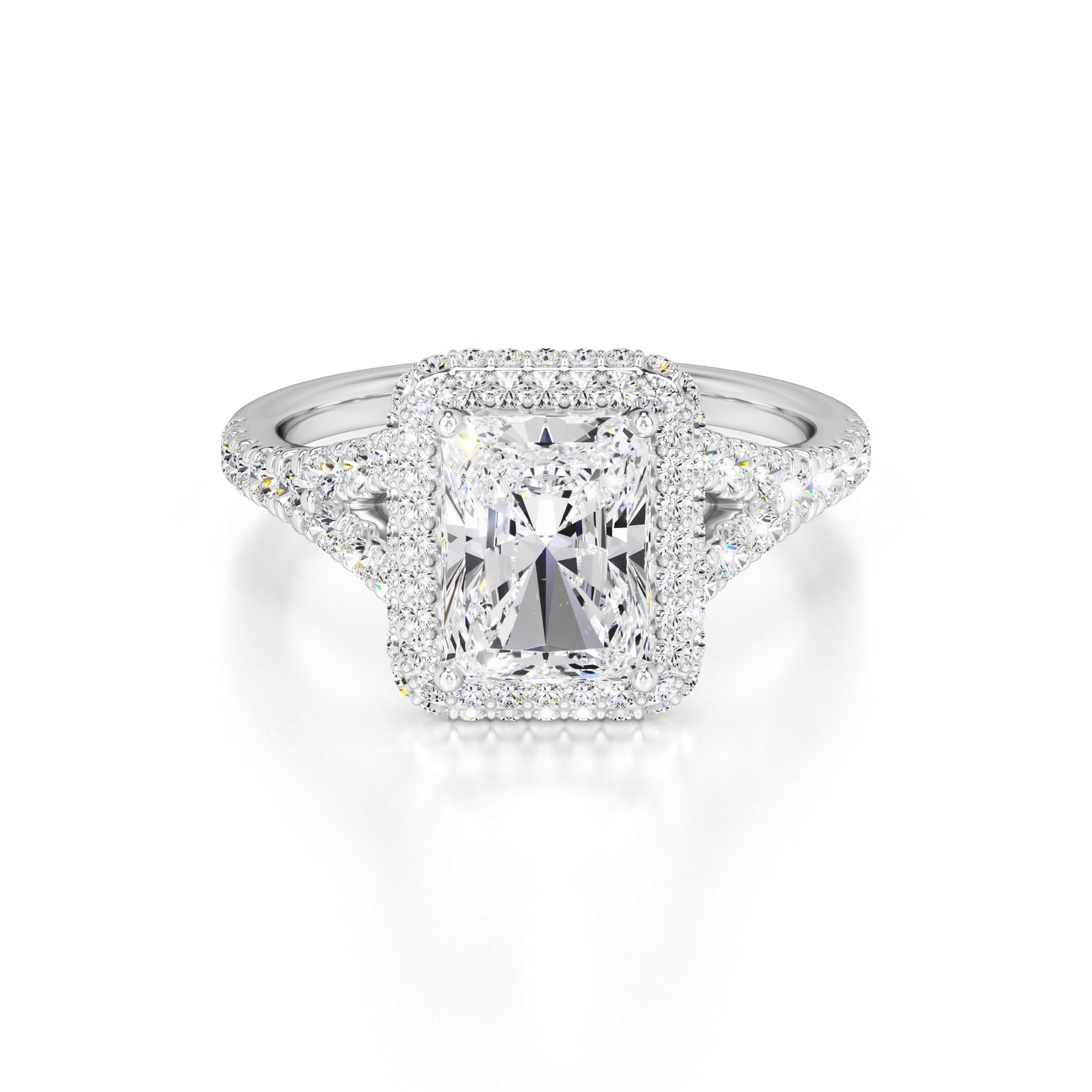 Melanie Lab Grown Diamond Ring | White Gold | 1