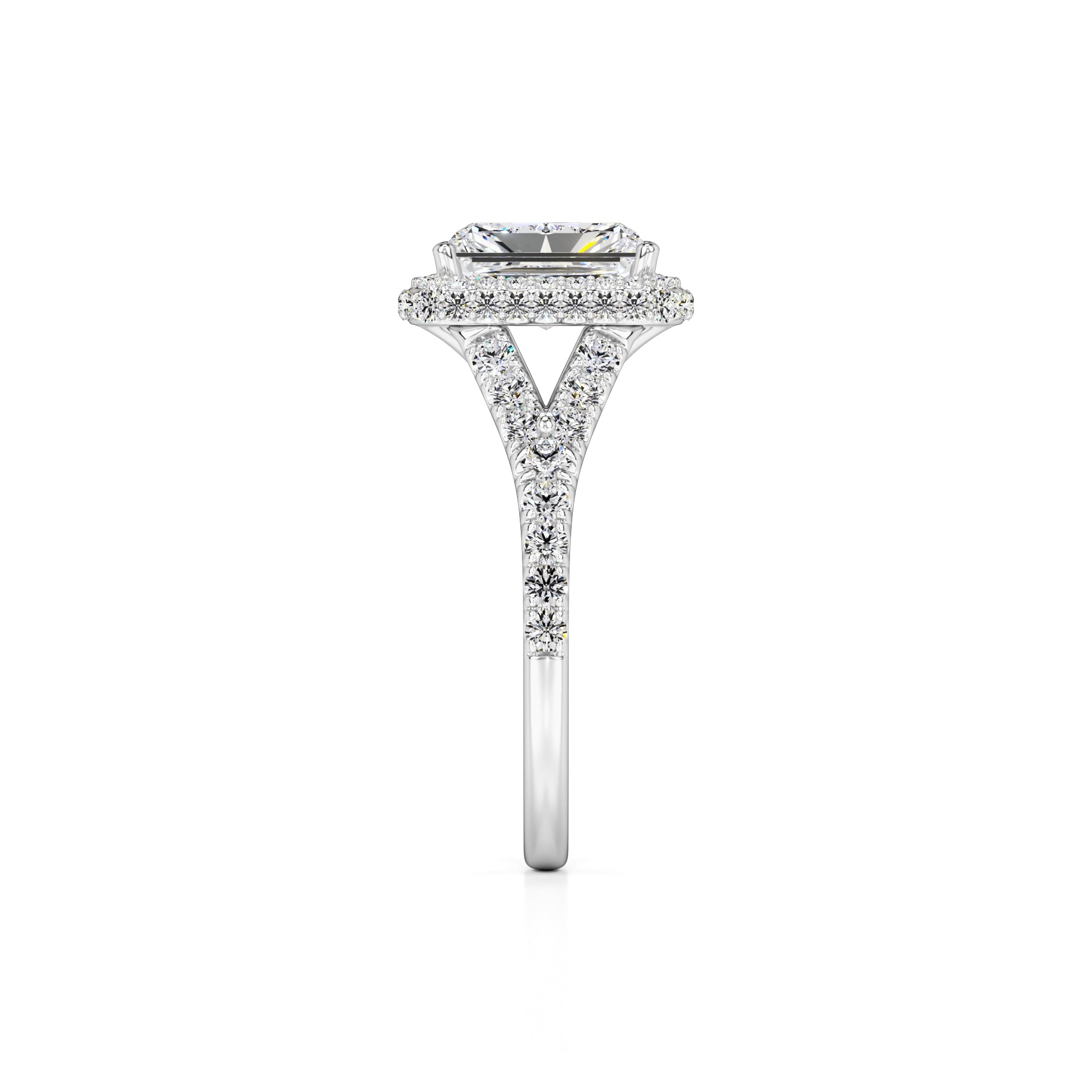 Melanie Lab Grown Diamond Ring | White Gold | 4