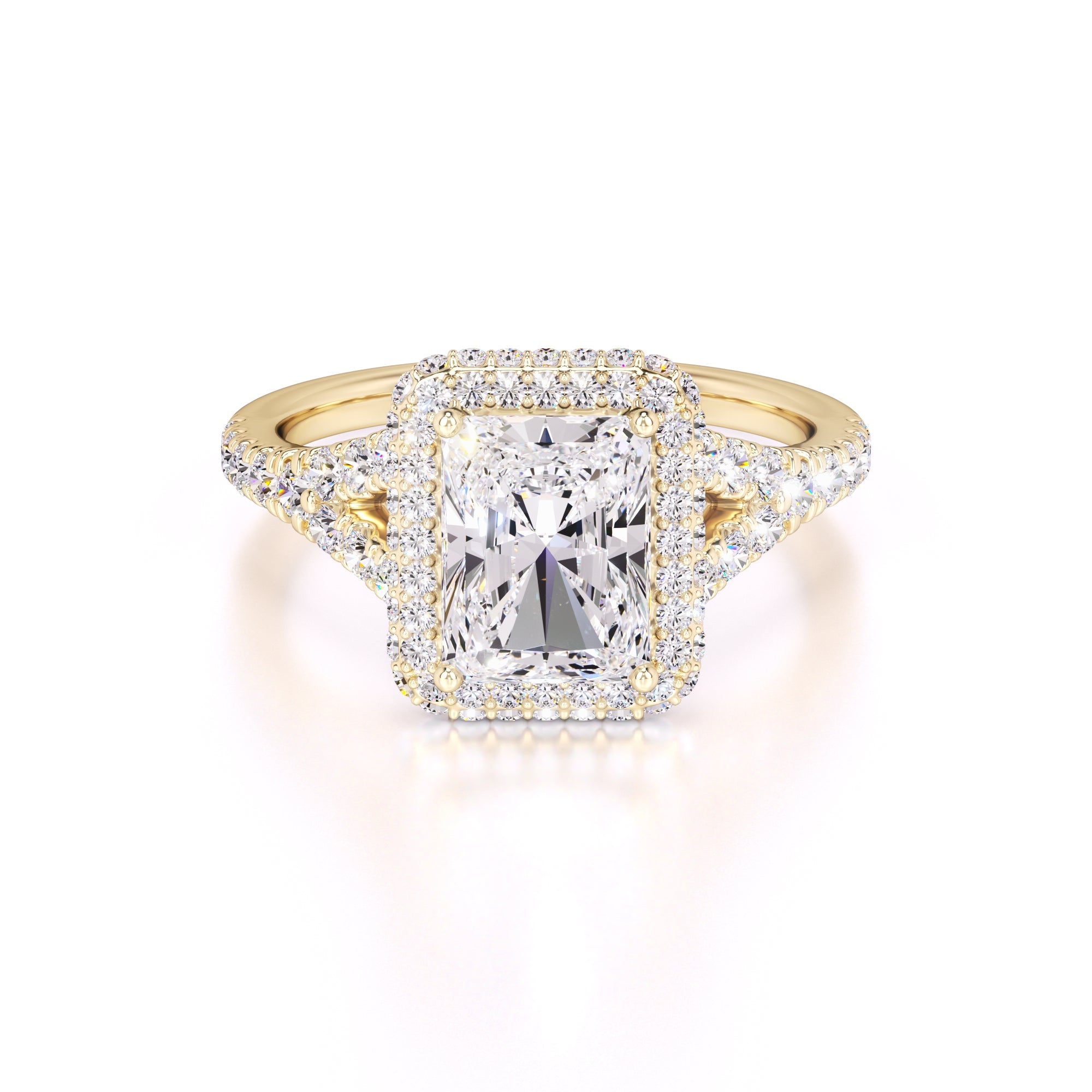 Melanie Lab Grown Diamond Ring | Yellow Gold | 1