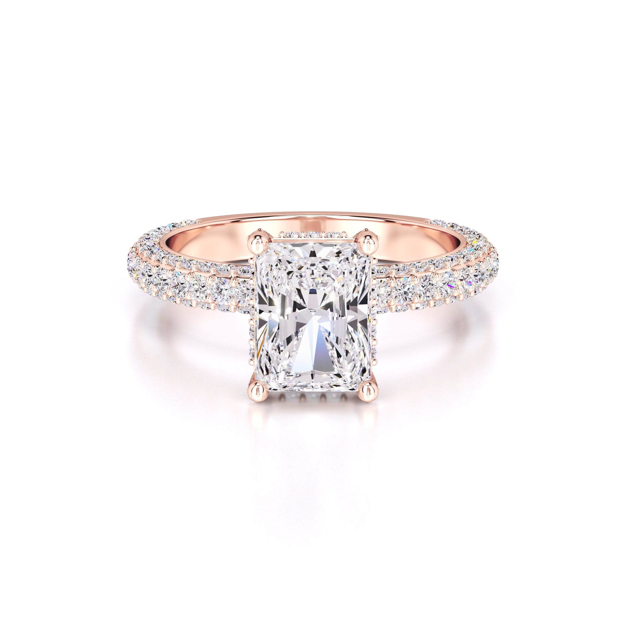 Magnolia Lab Grown Diamond Ring | Rose Gold | 1