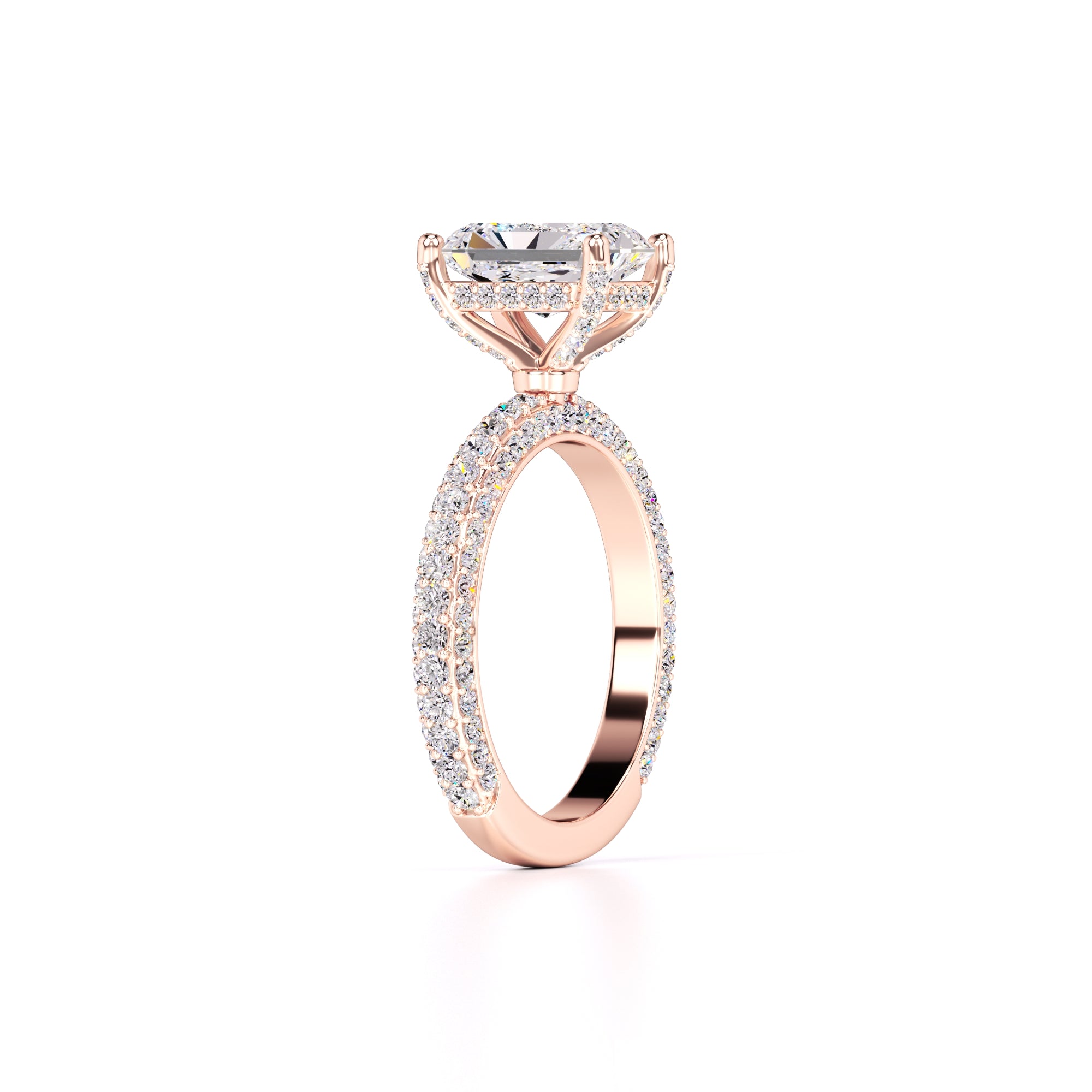 Magnolia Lab Grown Diamond Ring | Rose Gold | 3