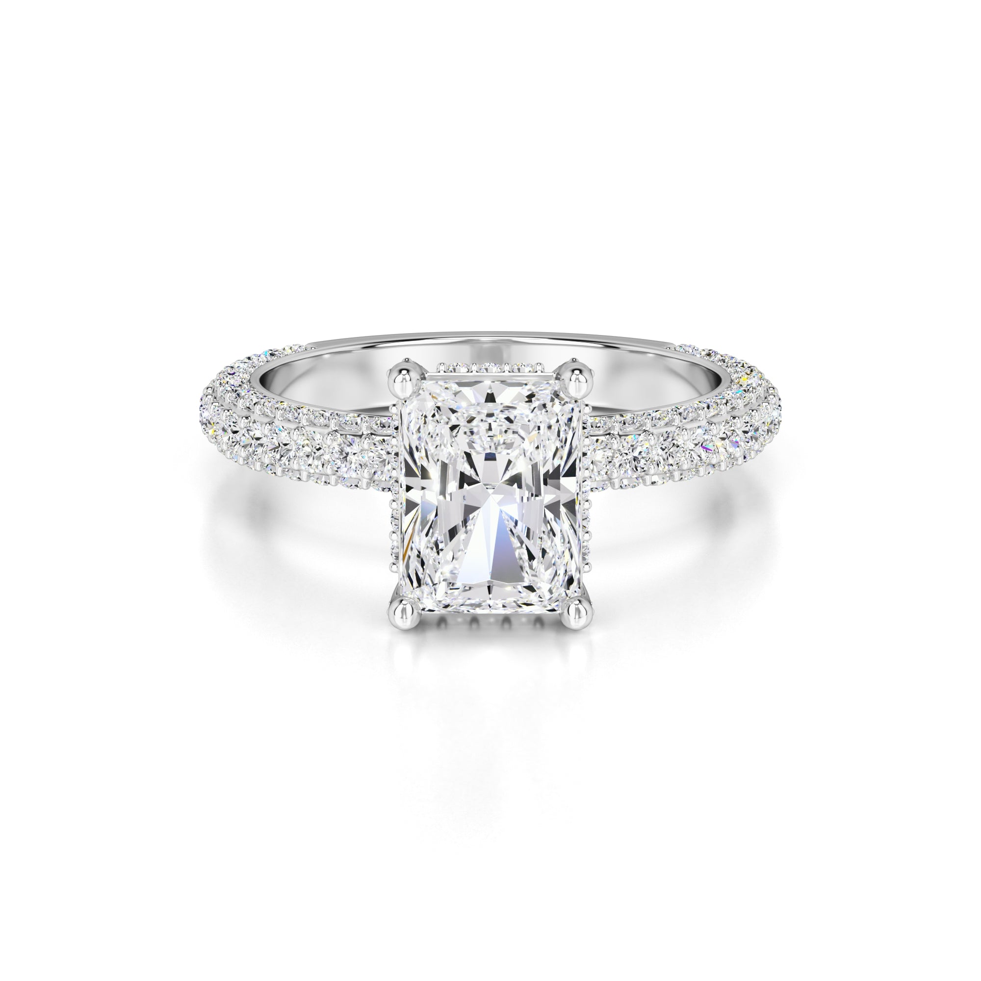 Magnolia Lab Grown Diamond Ring | White Gold | 1