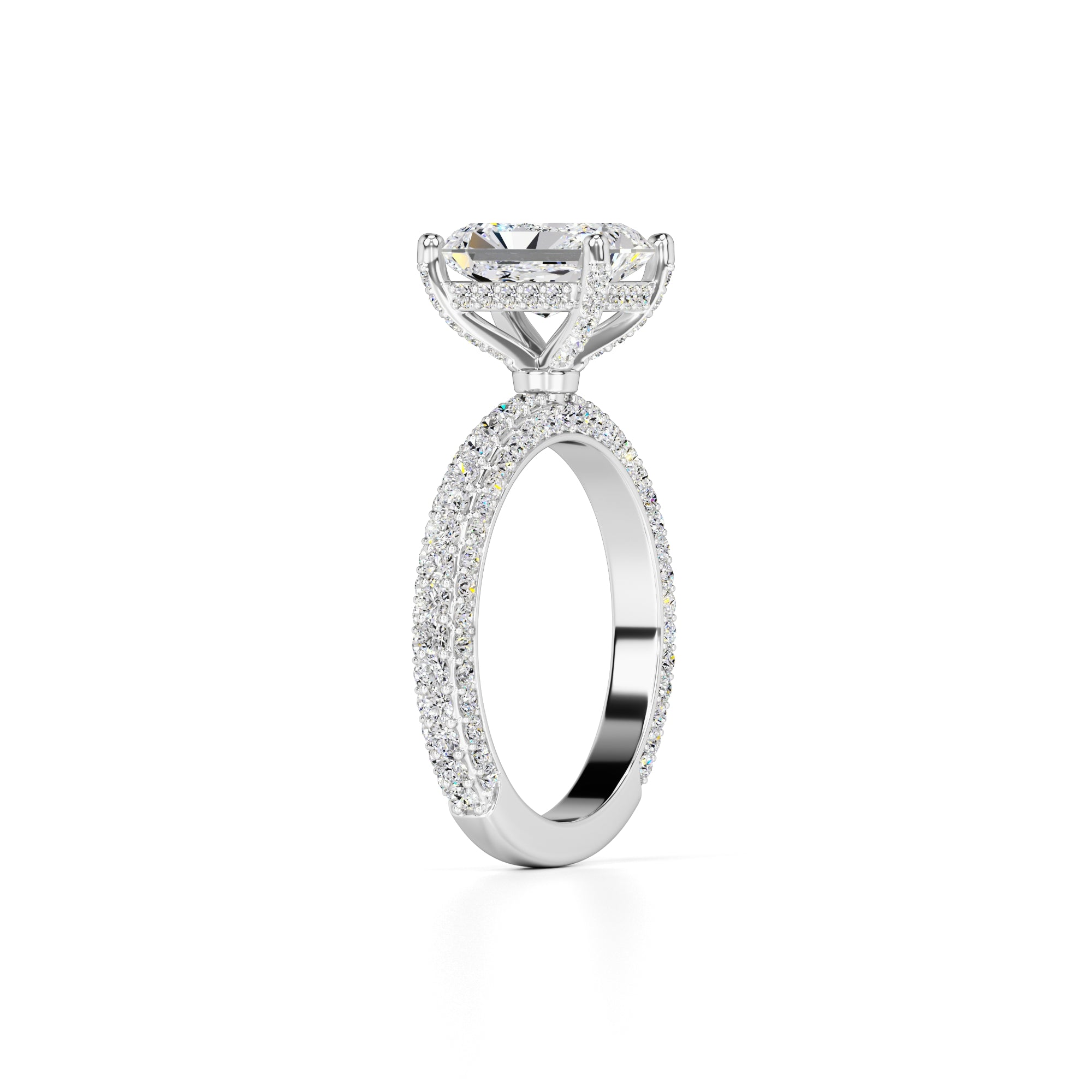 Magnolia Lab Grown Diamond Ring | White Gold | 3