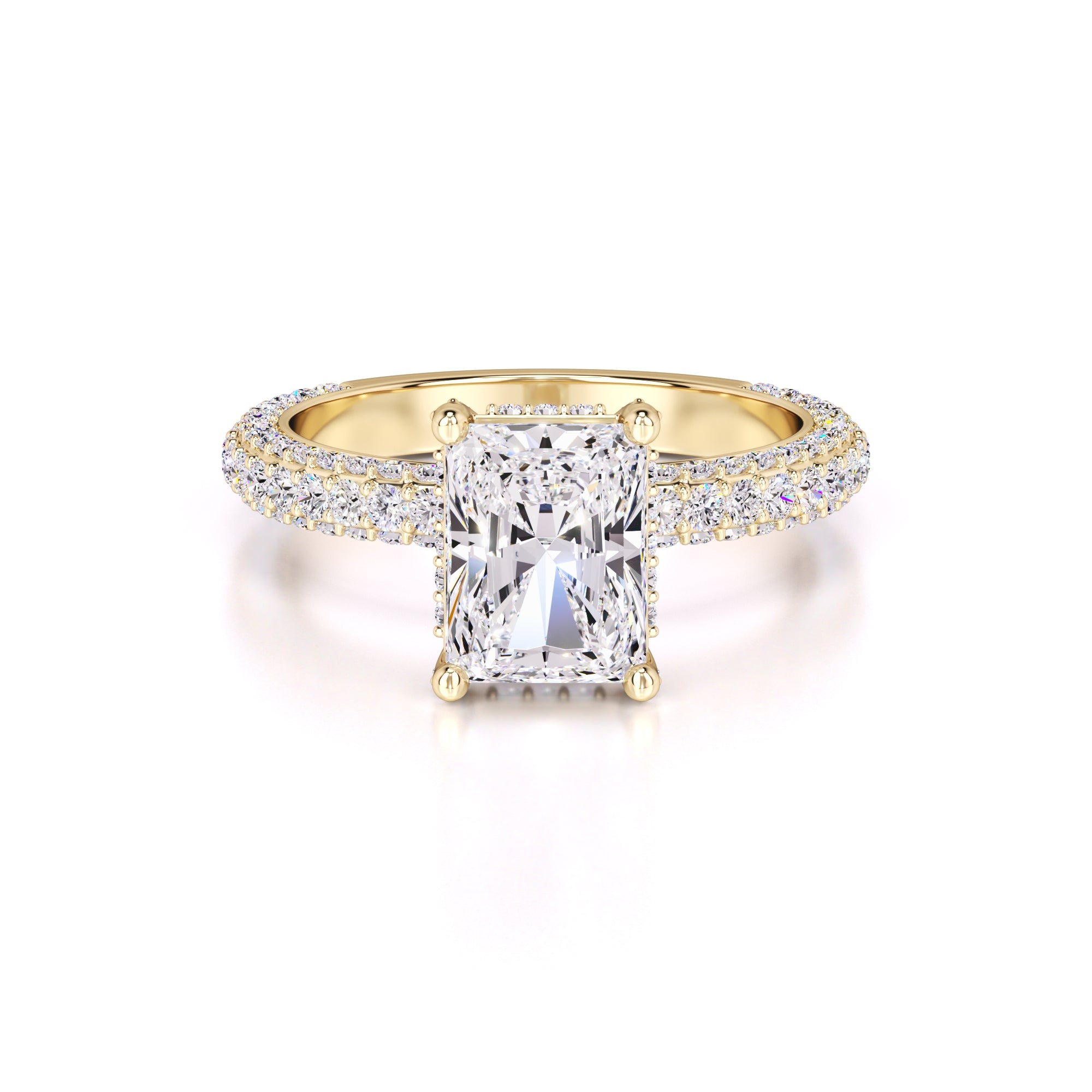 Magnolia Lab Grown Diamond Ring | Yellow Gold | 1