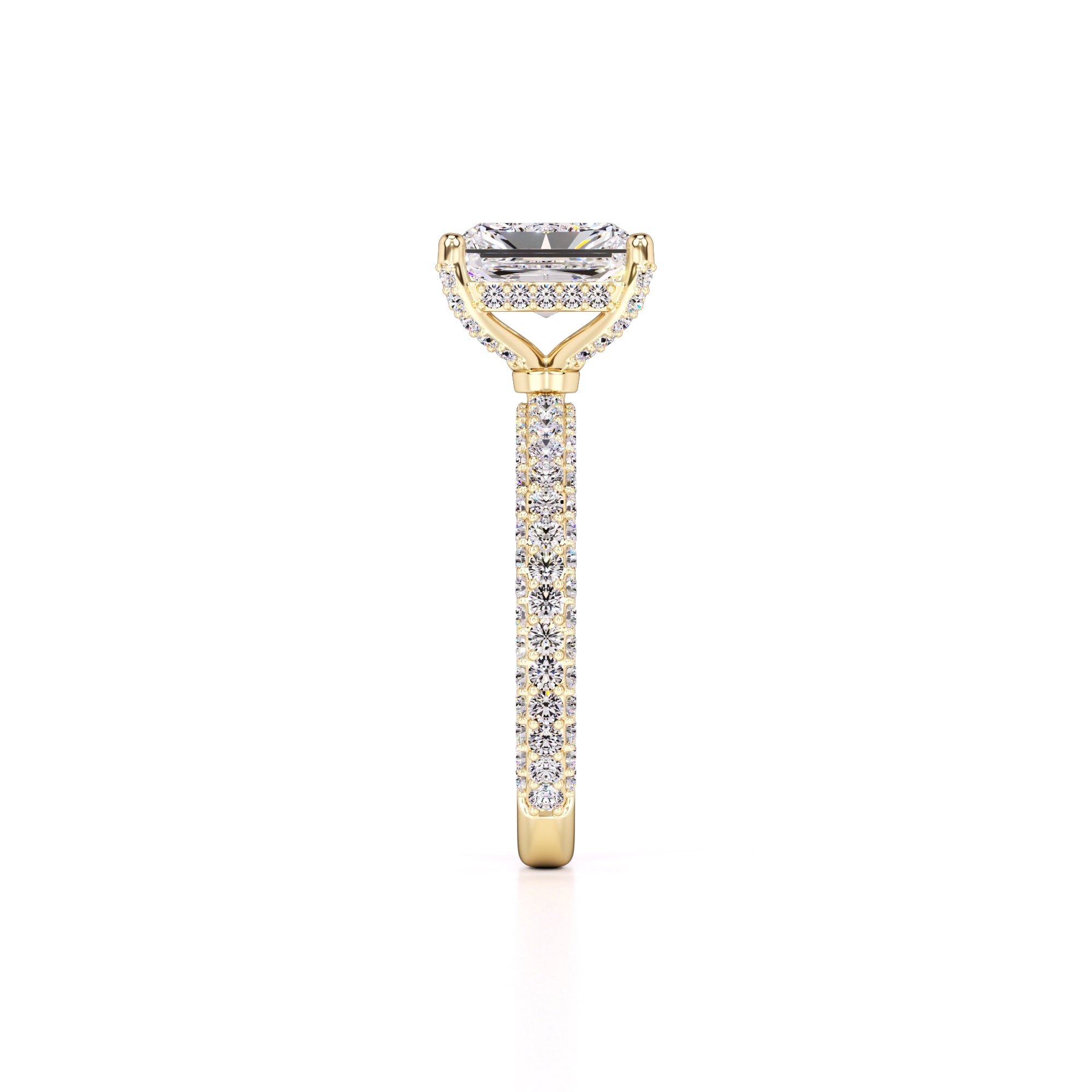 Magnolia Lab Grown Diamond Ring | Yellow Gold | 4