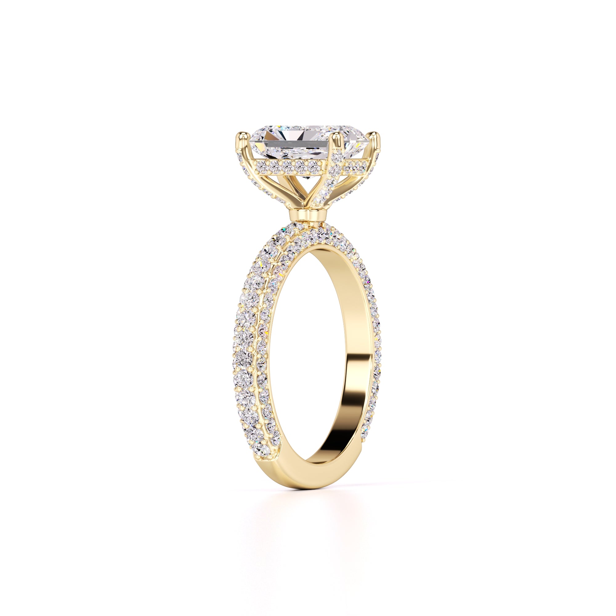 Magnolia Lab Grown Diamond Ring | Yellow Gold | 3