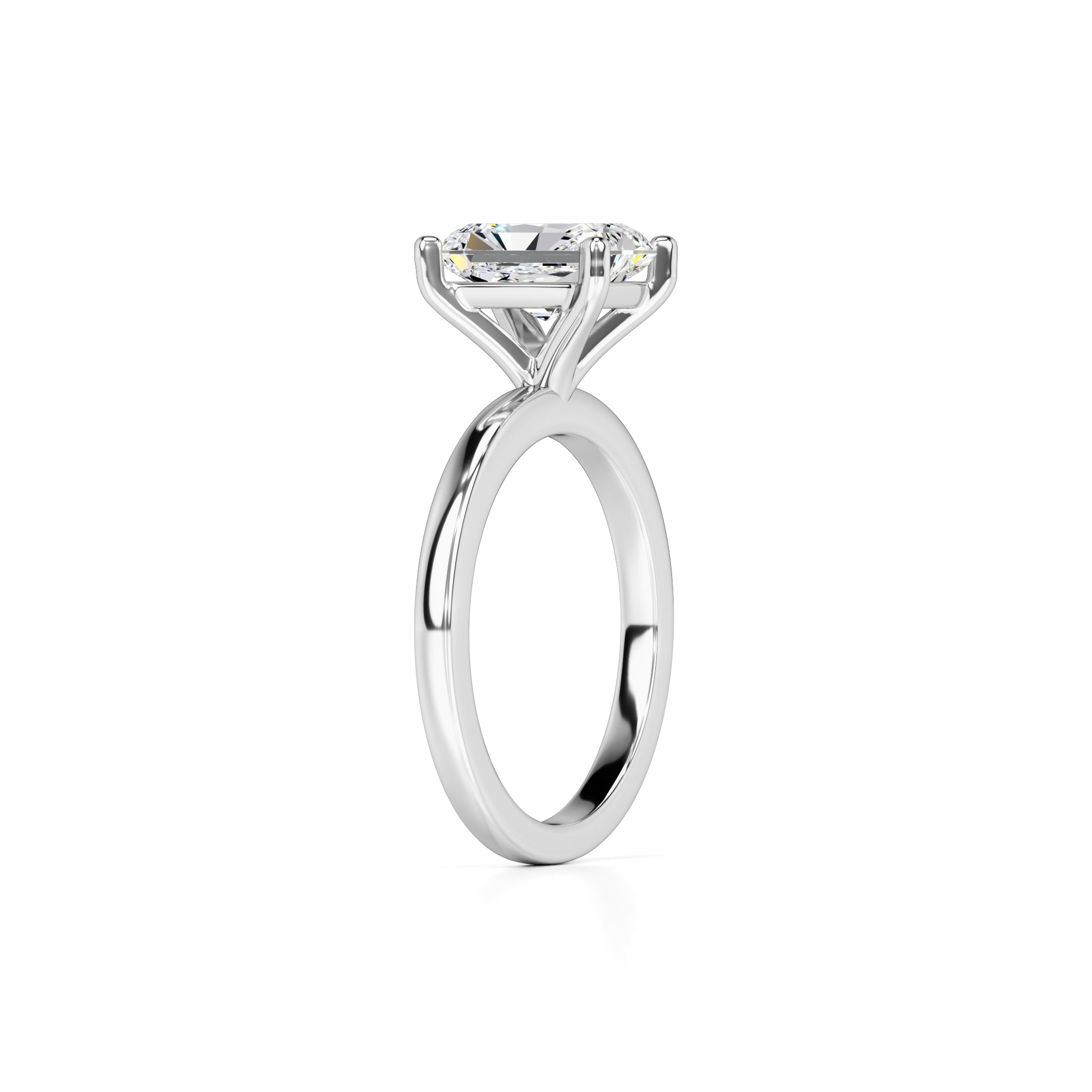 Roxanne Lab Grown Diamond Ring | White Gold | 3