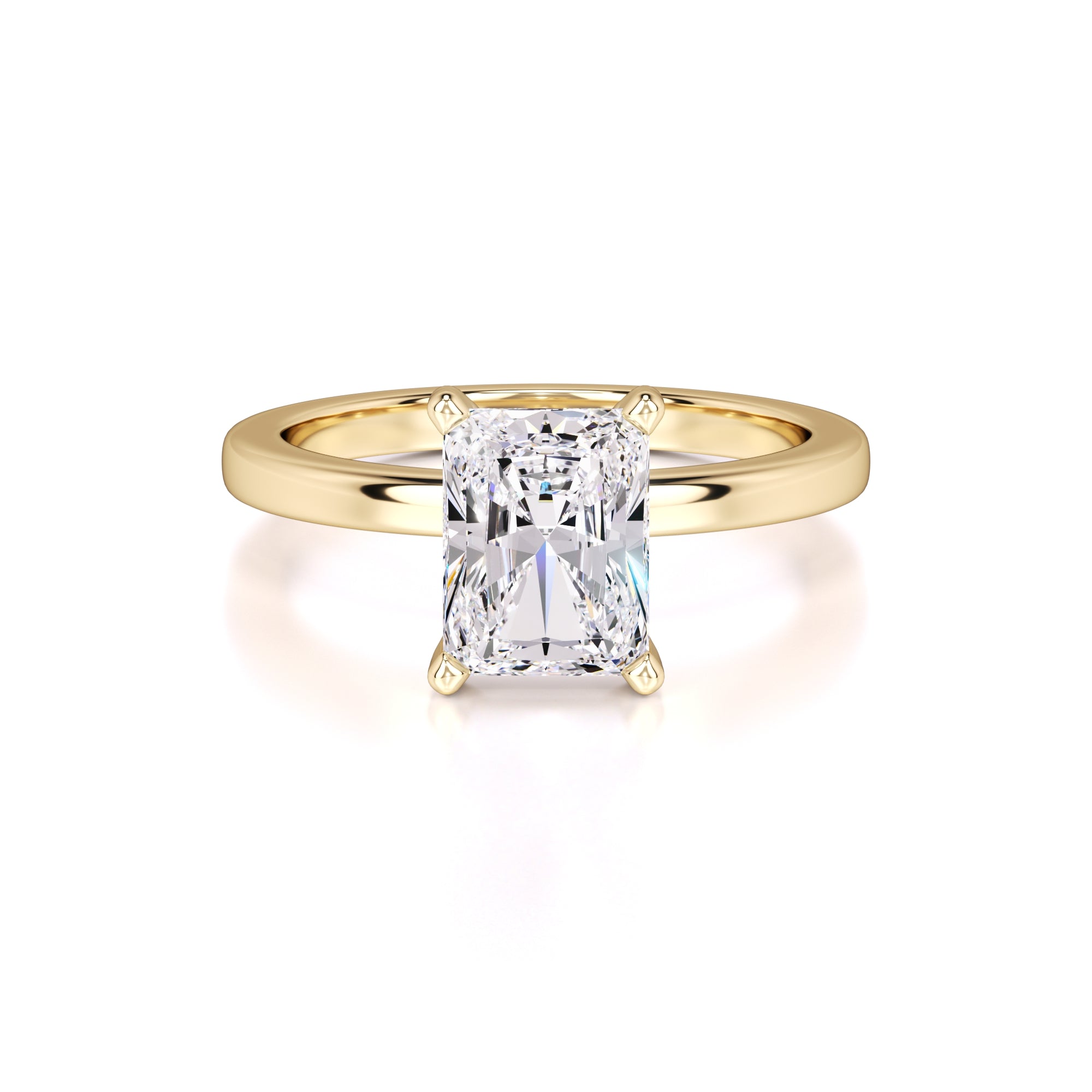 Roxanne Lab Grown Diamond Ring | Yellow Gold | 1