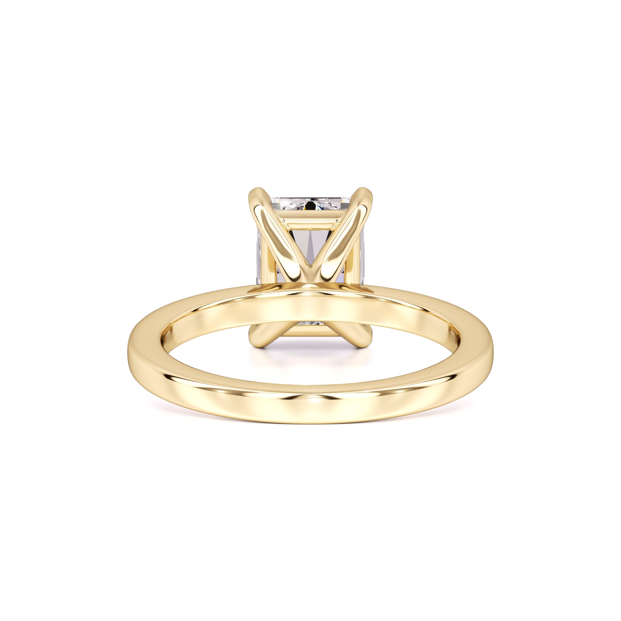 Roxanne Moissanite Ring | Yellow Gold | 3