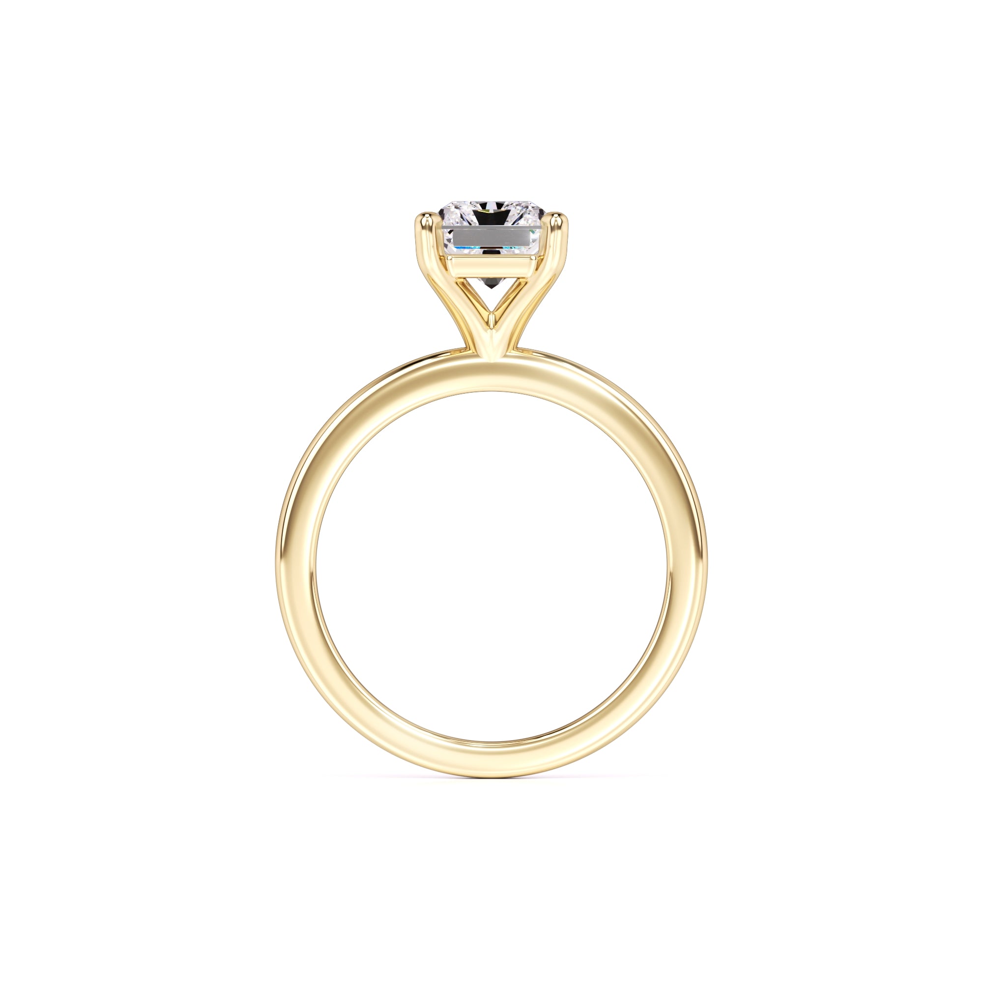 Roxanne Moissanite Ring | Yellow Gold | 4