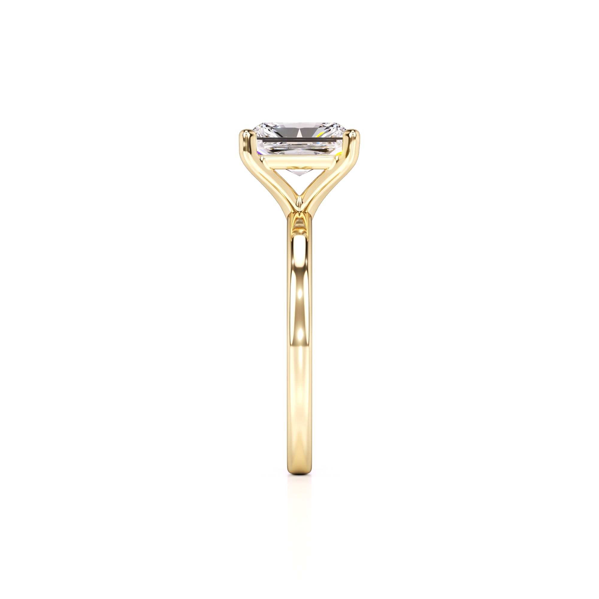 Roxanne Lab Grown Diamond Ring | Yellow Gold | 4