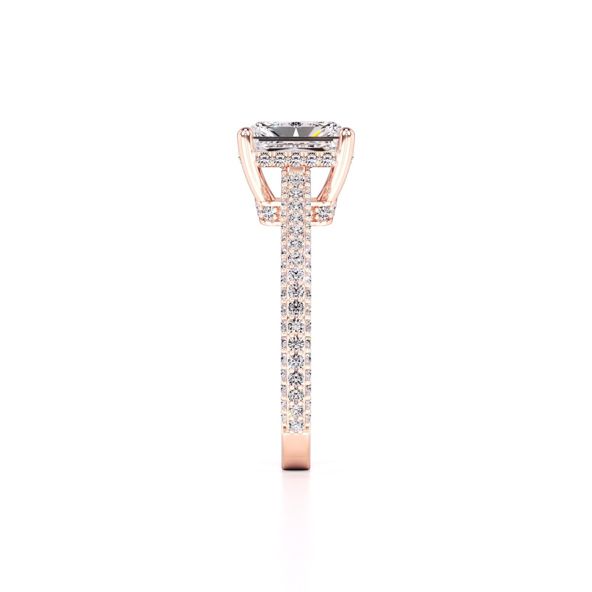 Elena Lab Grown Diamond Ring | Rose Gold | 4
