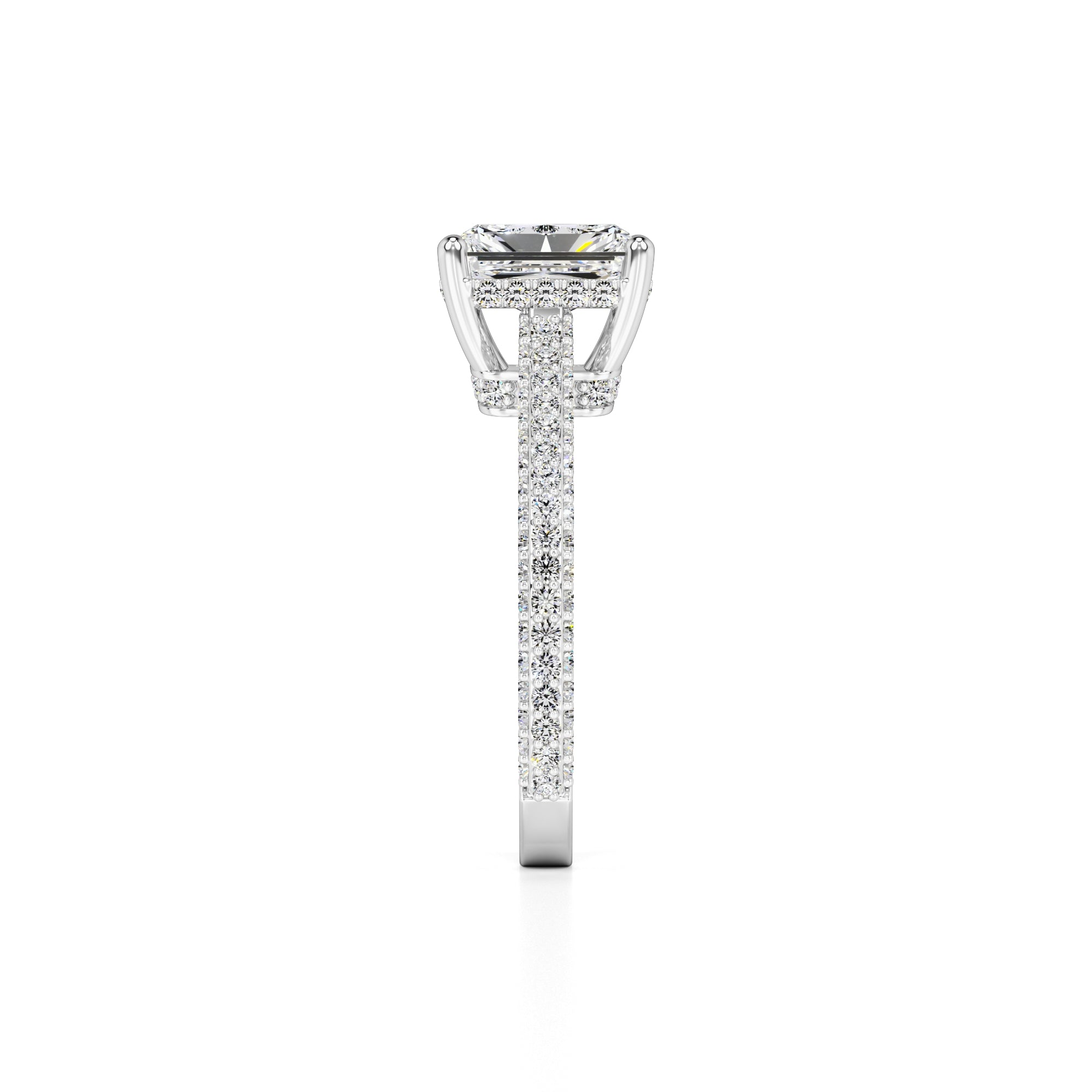Elena Lab Grown Diamond Ring | White Gold | 4