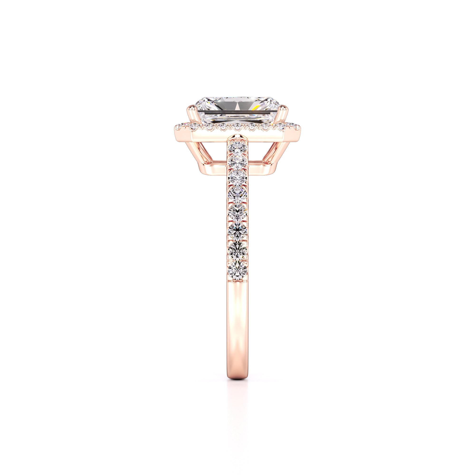 Talia Lab Grown Diamond Ring | Rose Gold | 4
