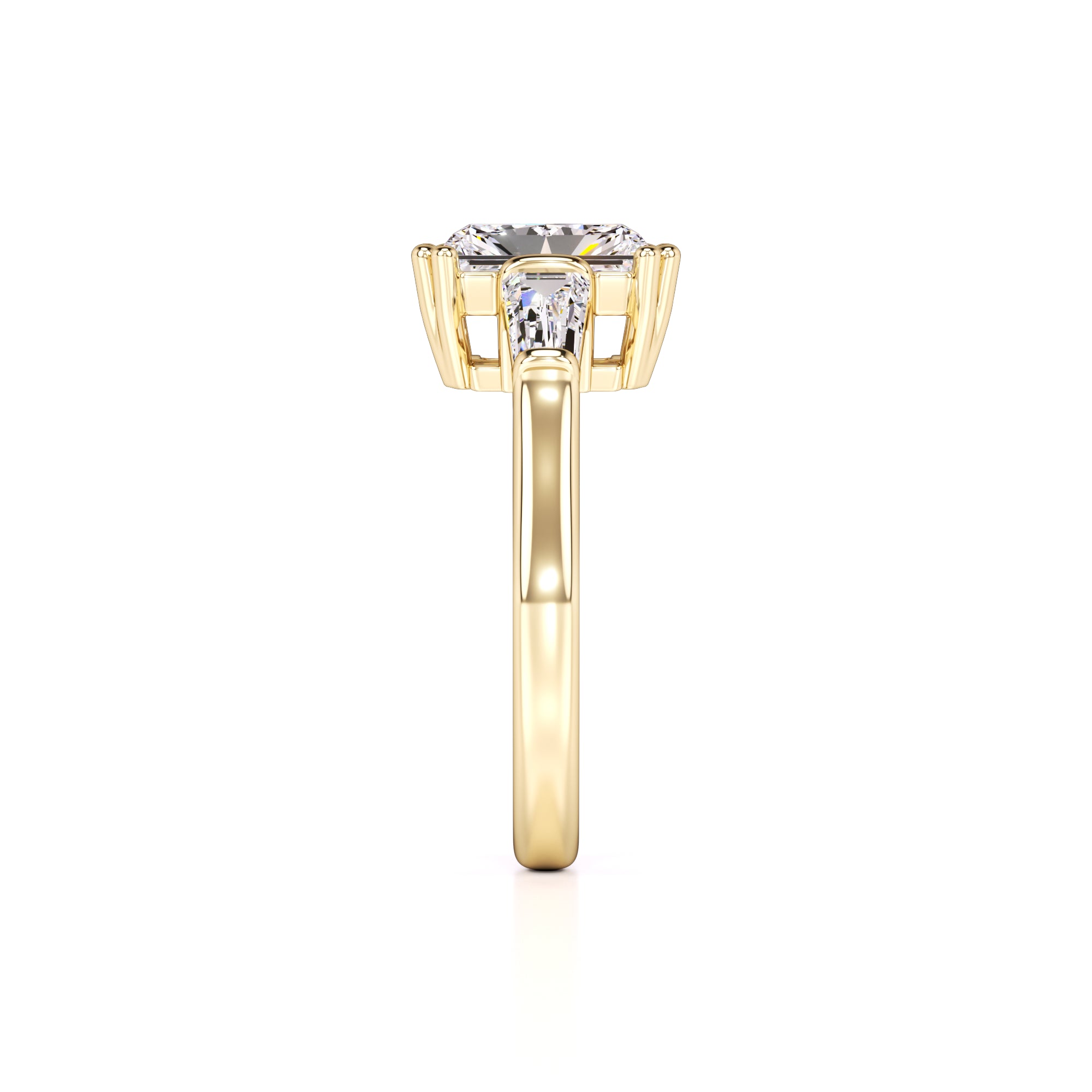 Ashelly Lab Grown Diamond Ring | Yellow Gold | 4
