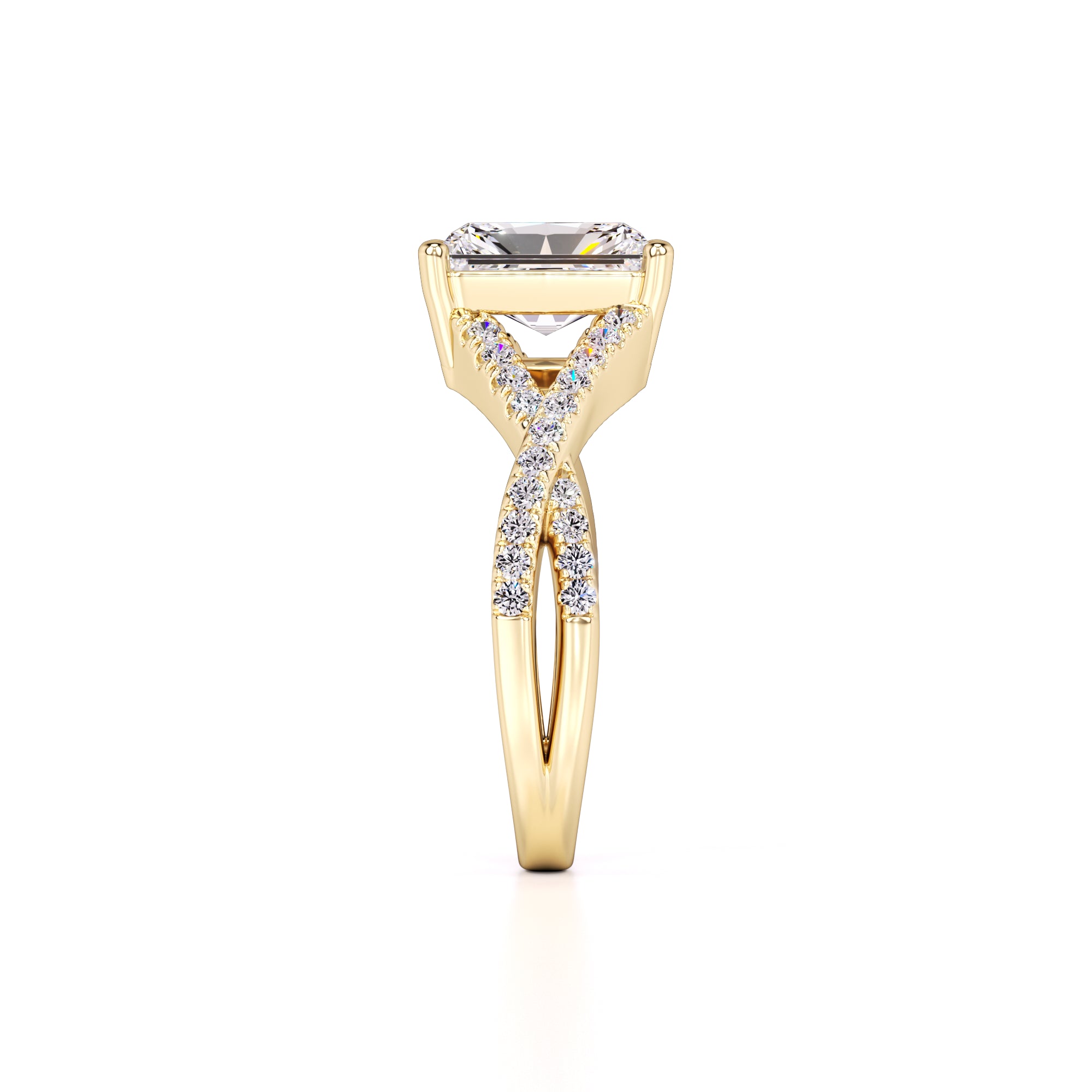 Bailey Lab Grown Diamond Ring | Yellow Gold | 4