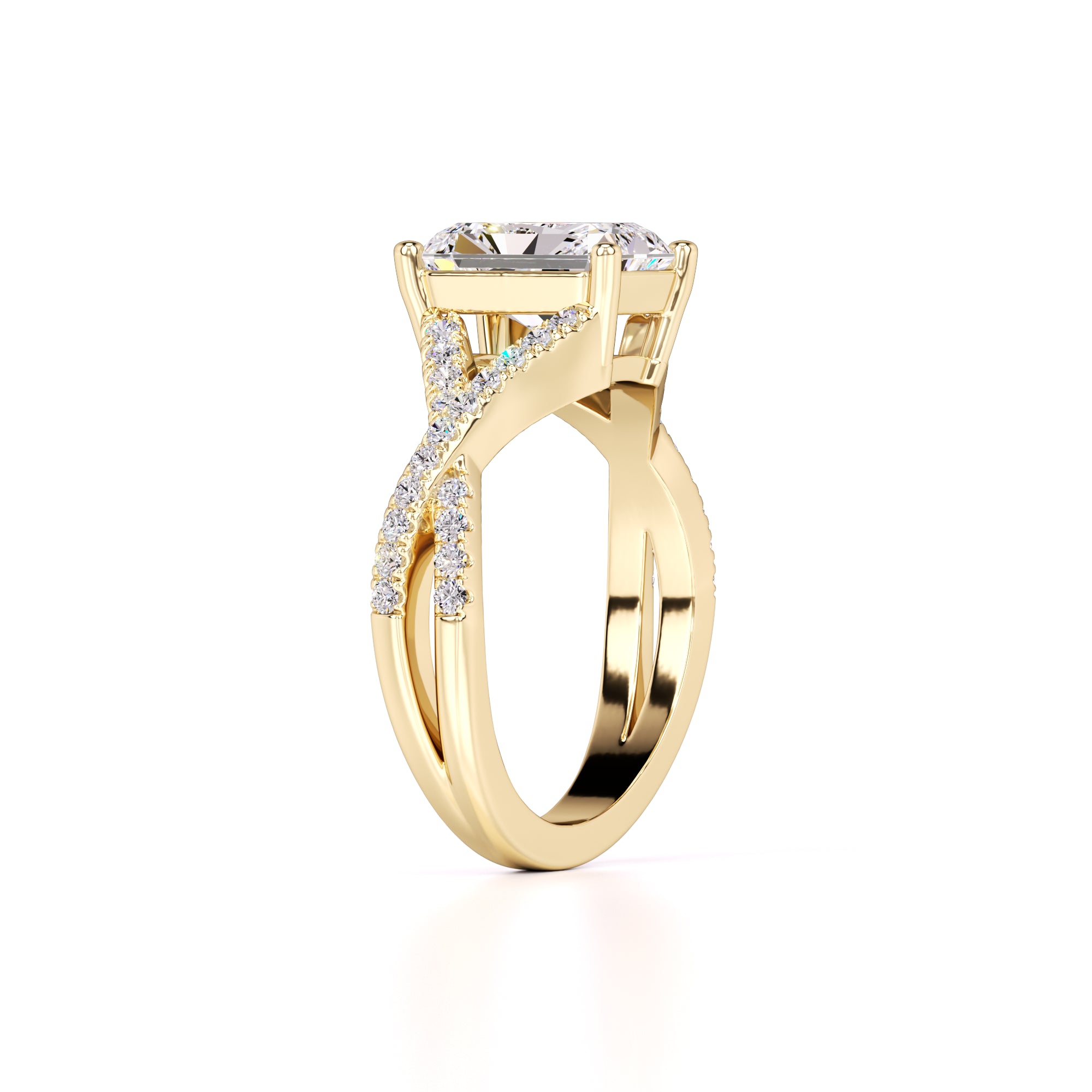Bailey Lab Grown Diamond Ring | Yellow Gold | 3