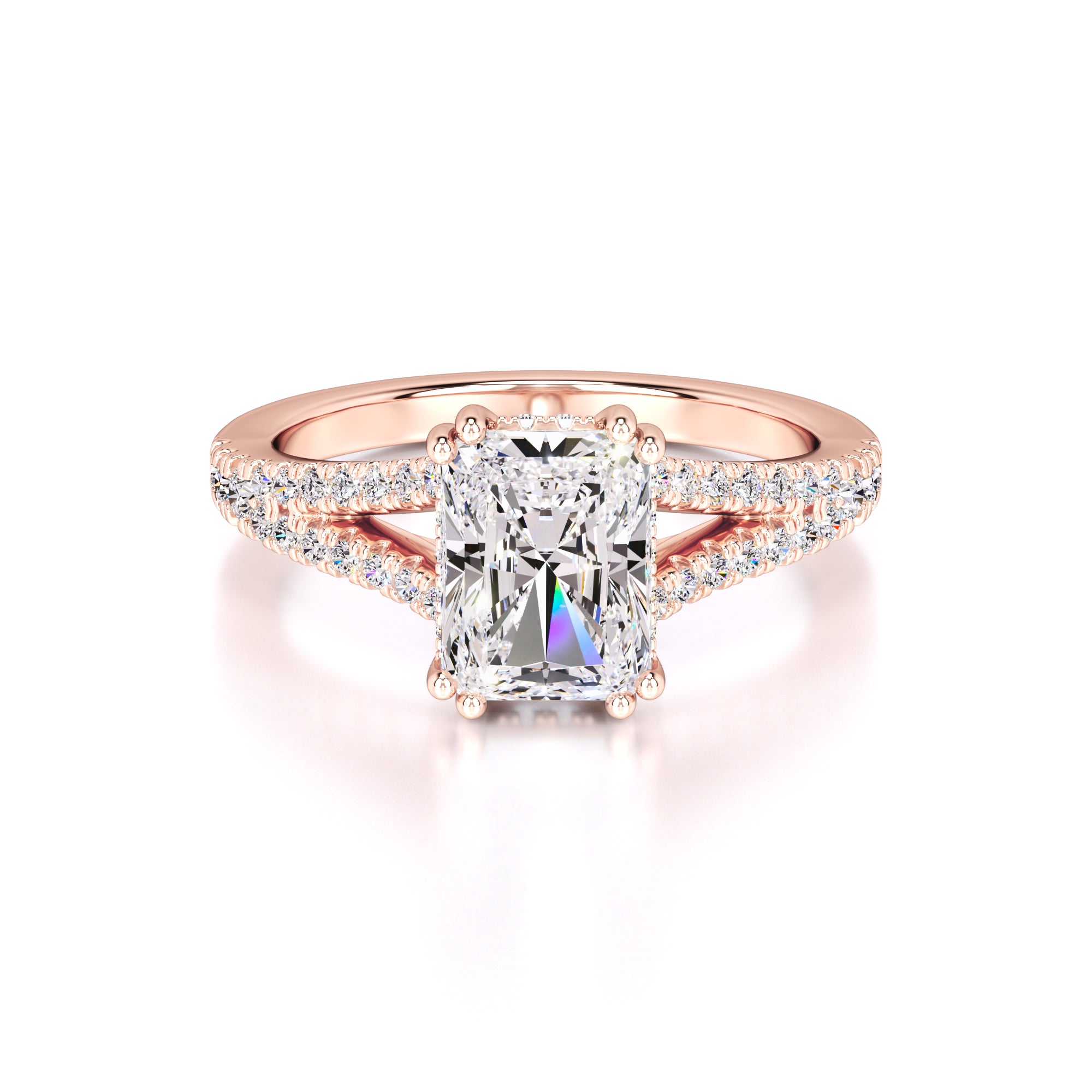 Juliana Lab Grown Diamond Ring | Rose Gold | 1