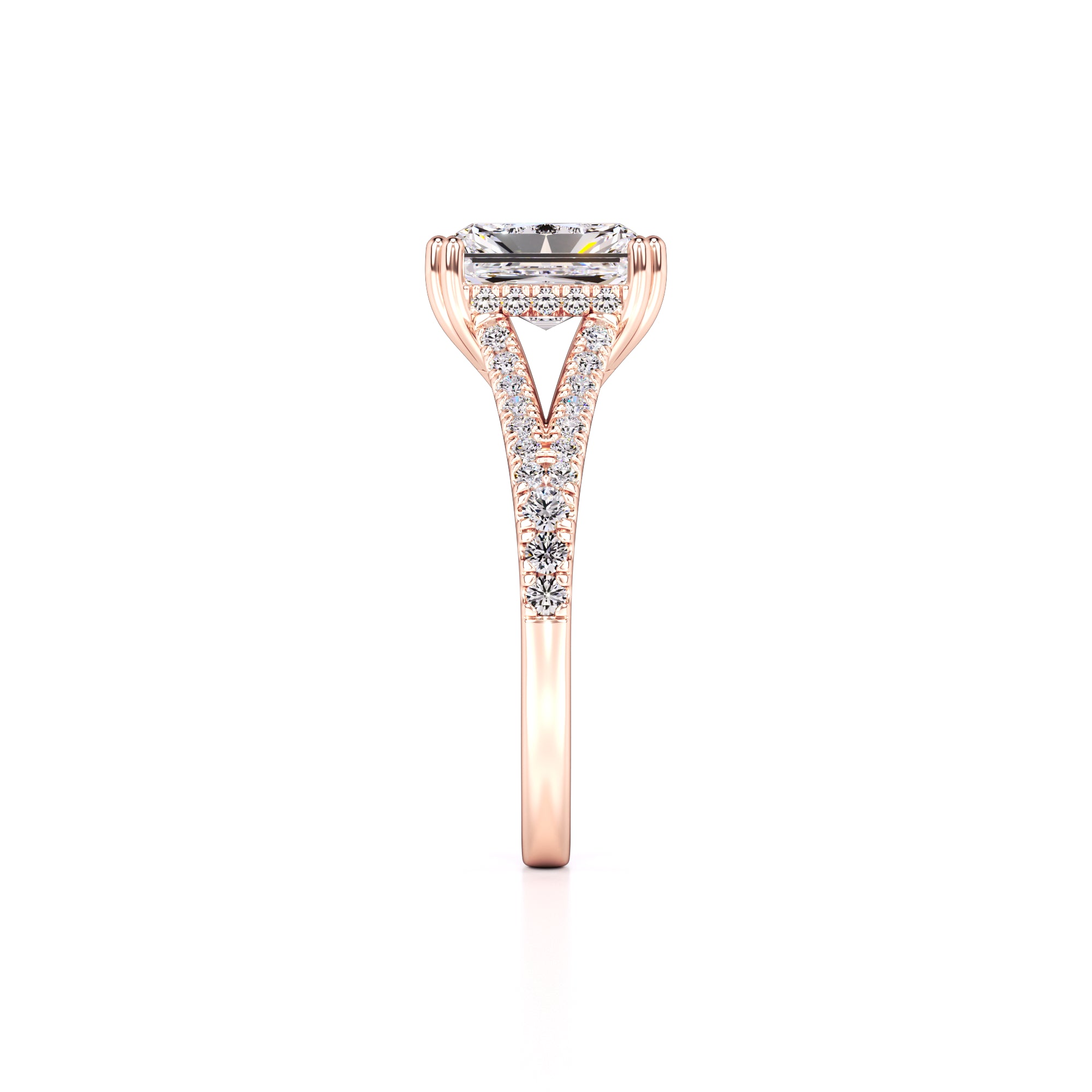Juliana Lab Grown Diamond Ring | Rose Gold | 4